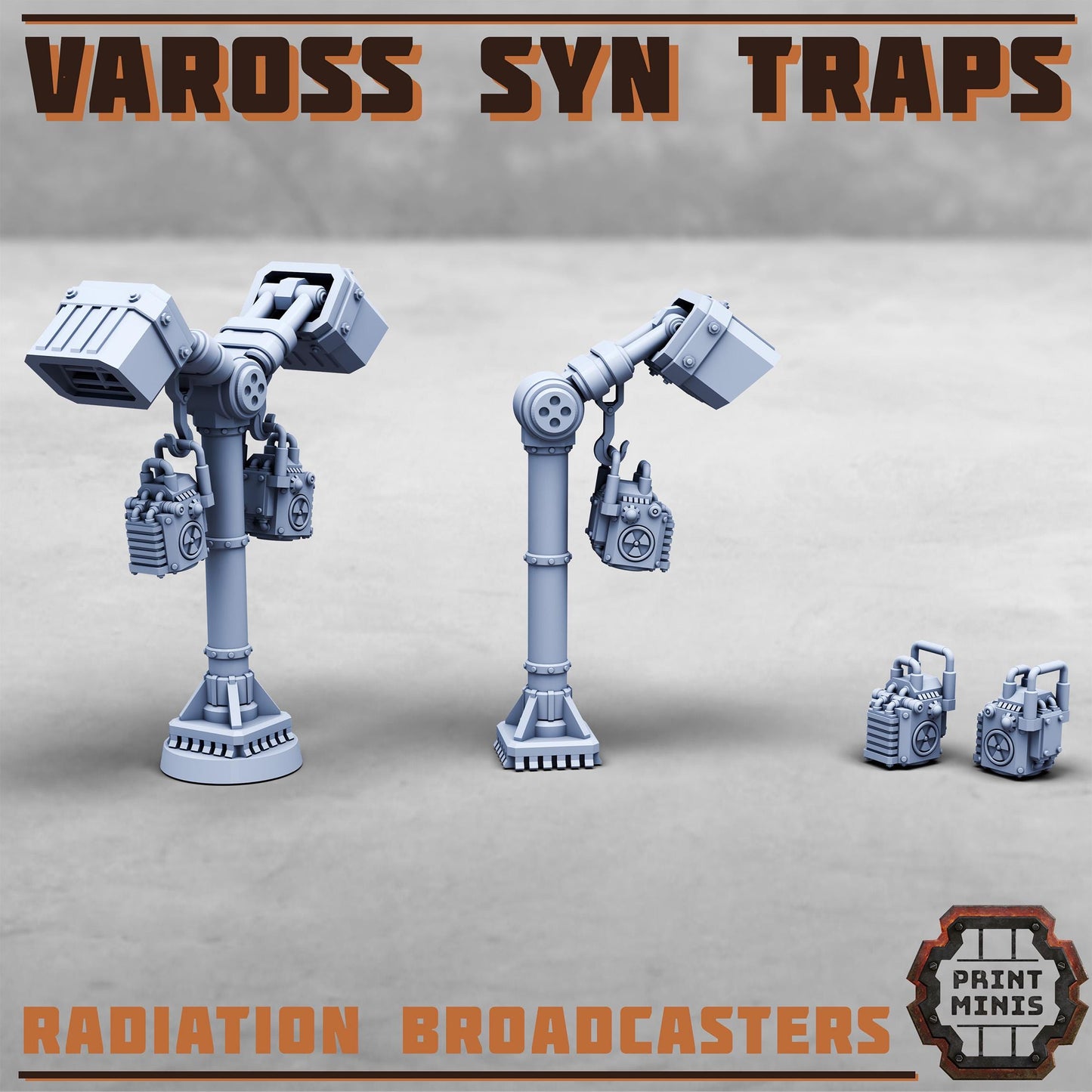Vaross Syn Gang Traps -  Sci-Fi Grimdark City Skirmish Warfare Purifier Mercenaries by Print Minis