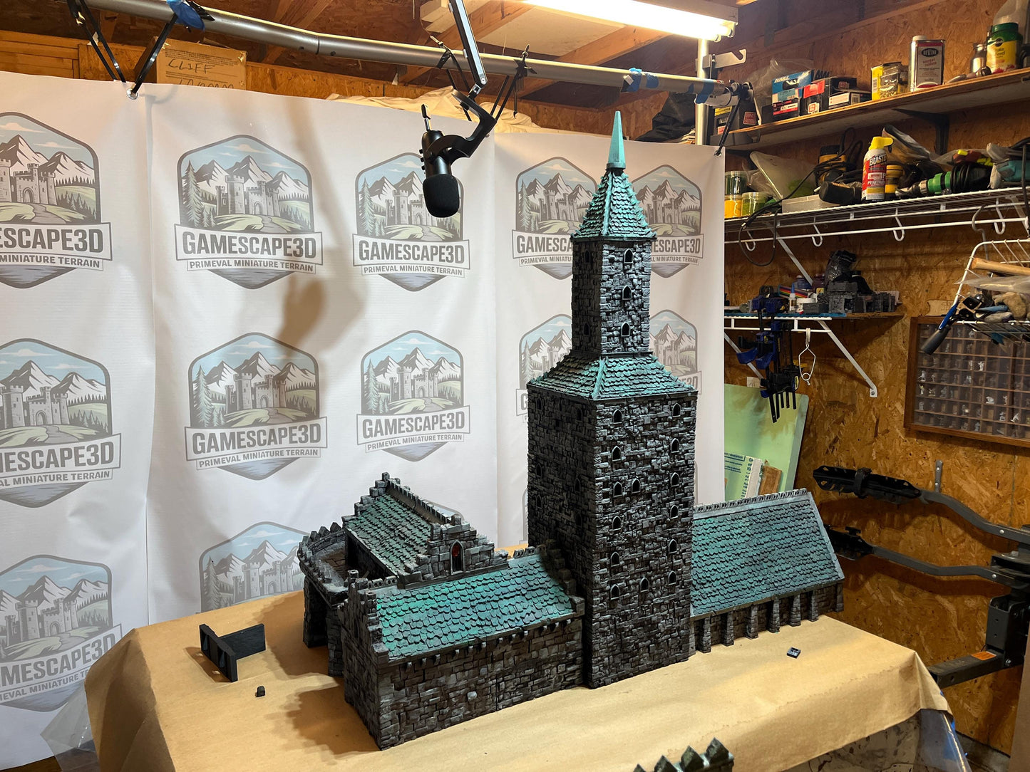 Massive Barracks - 3D Printed Tabletop Terrain, Perfect for Wargames, Board Games, Role Playing Games