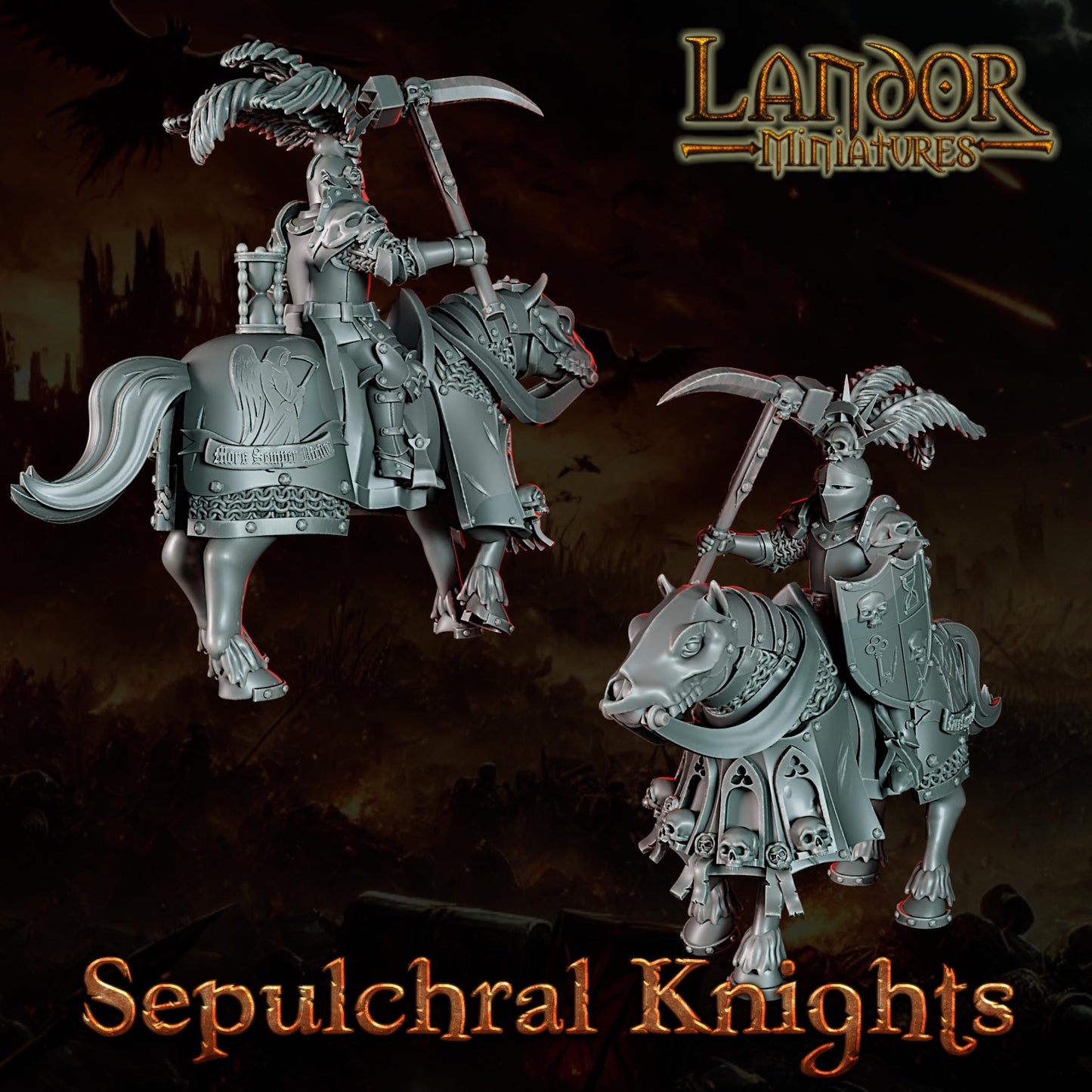 Sepulchral Knights, Modular Empire miniatures by Landor Miniatures! Empire for Fantasy Wargames