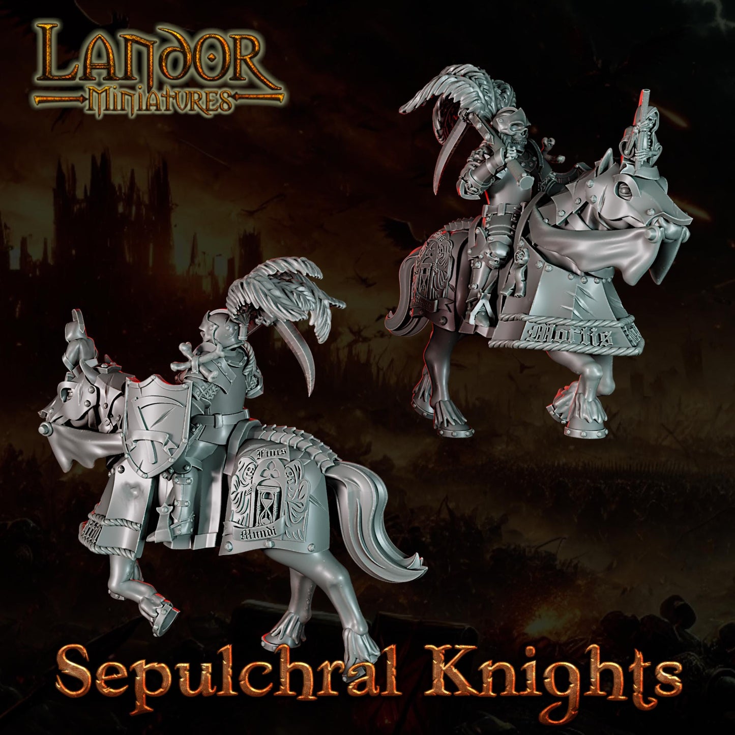 Sepulchral Knights, Modular Empire miniatures by Landor Miniatures! Empire for Fantasy Wargames