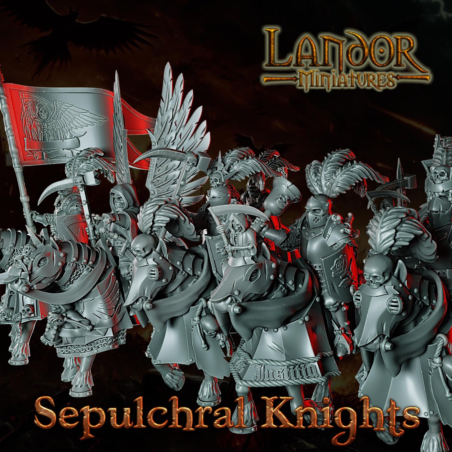 Sepulchral Knights, Modular Empire miniatures by Landor Miniatures! Empire for Fantasy Wargames
