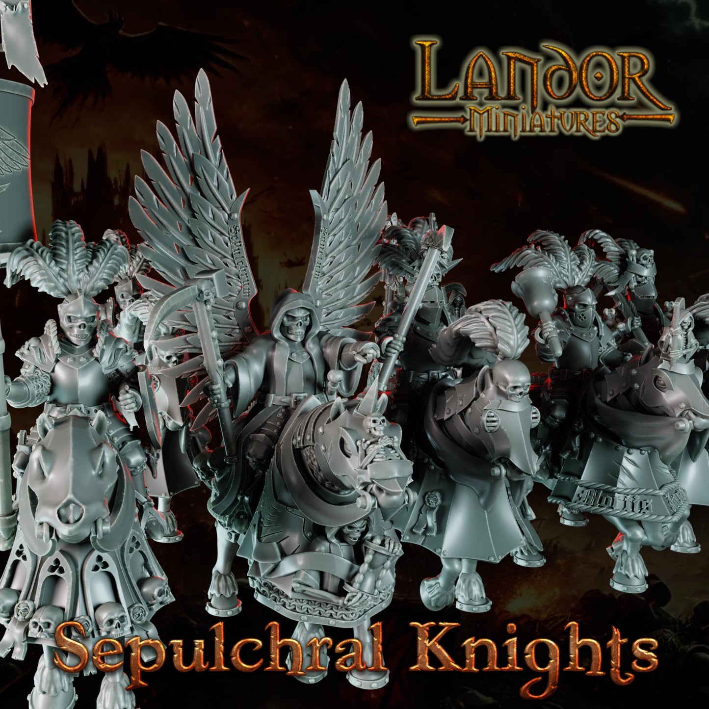 Sepulchral Knights, Modular Empire miniatures by Landor Miniatures! Empire for Fantasy Wargames
