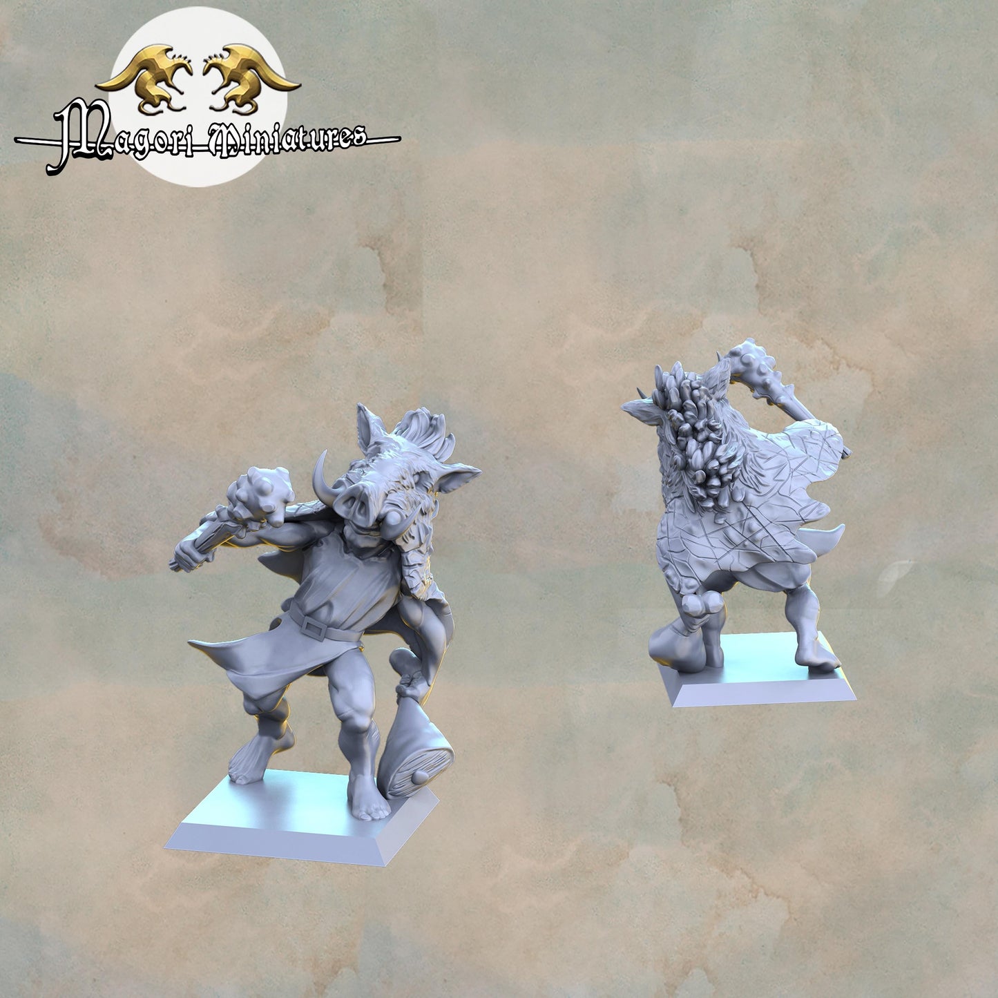 Kobold Chief, Fantasy Skirmish Miniatures by Magori Miniatures, perfect for Fantasy Wargames and RPGs