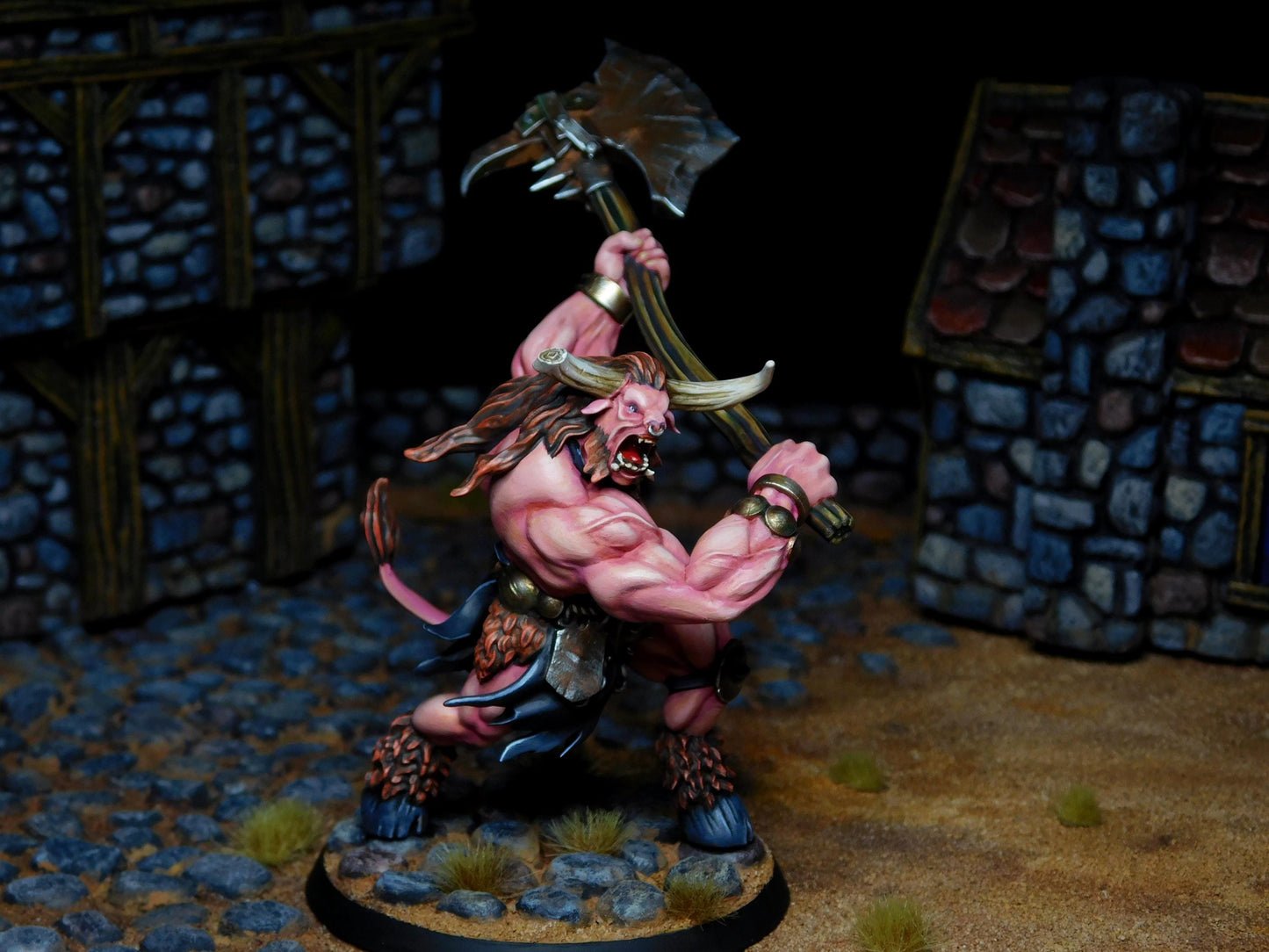 Minotaur Doomlord, Fantasy Miniatures by Magori Miniatures, perfect for Fantasy Wargames and RPGs