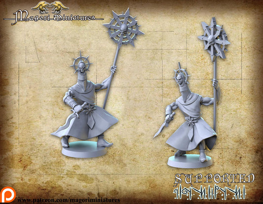 Magister Cultist, Fantasy Skirmish Miniatures by Magori Miniatures, perfect for Fantasy Wargames and RPGs