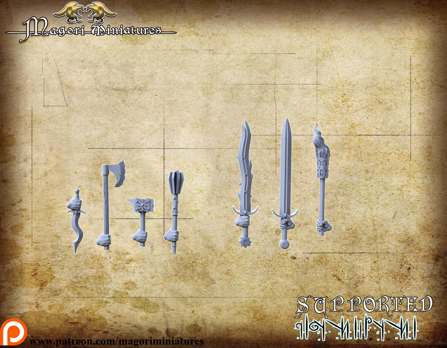 Magister Cultist, Fantasy Skirmish Miniatures by Magori Miniatures, perfect for Fantasy Wargames and RPGs