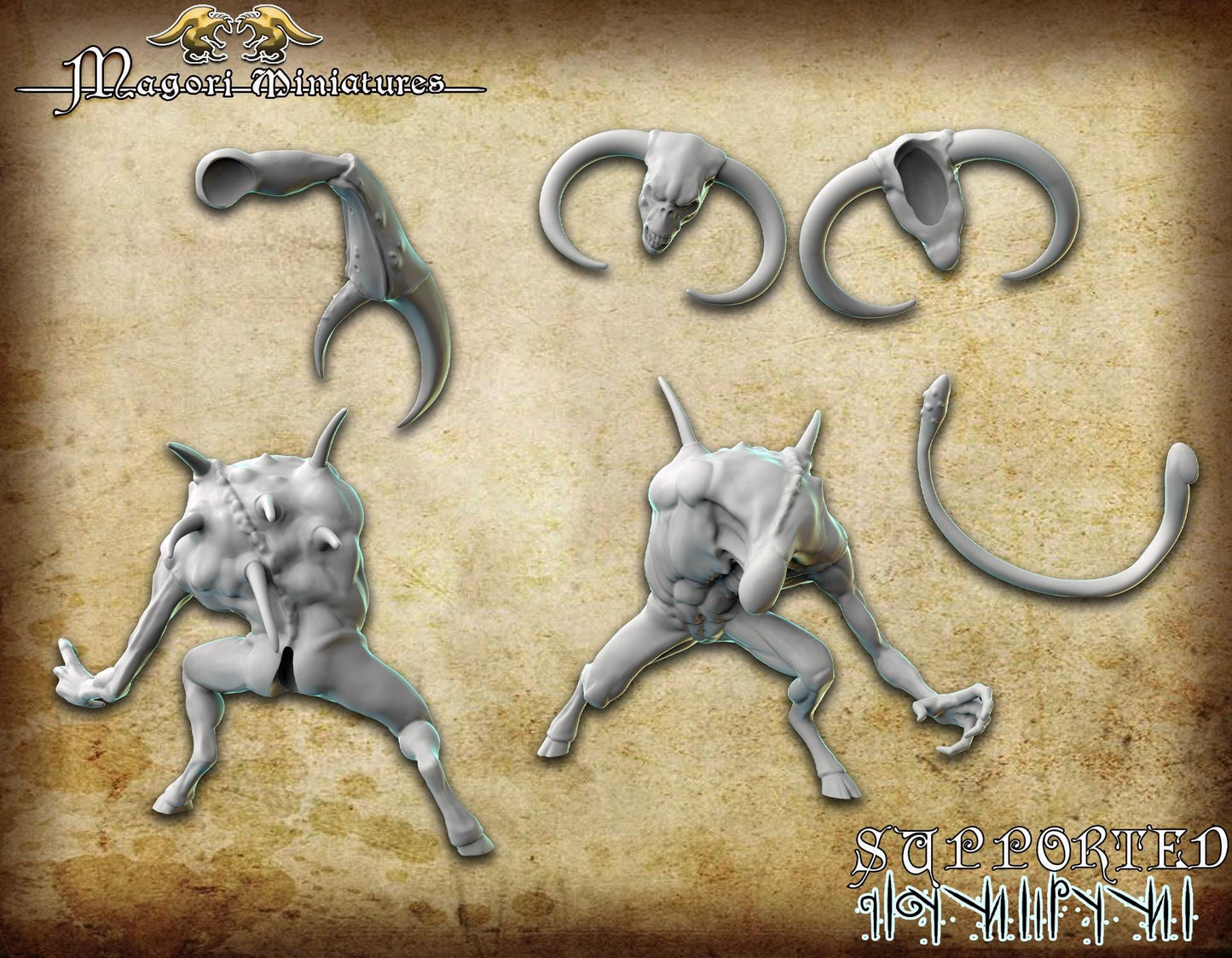 Twisted Spawn, Fantasy Skirmish Miniatures by Magori Miniatures, perfect for Fantasy Wargames and RPGs