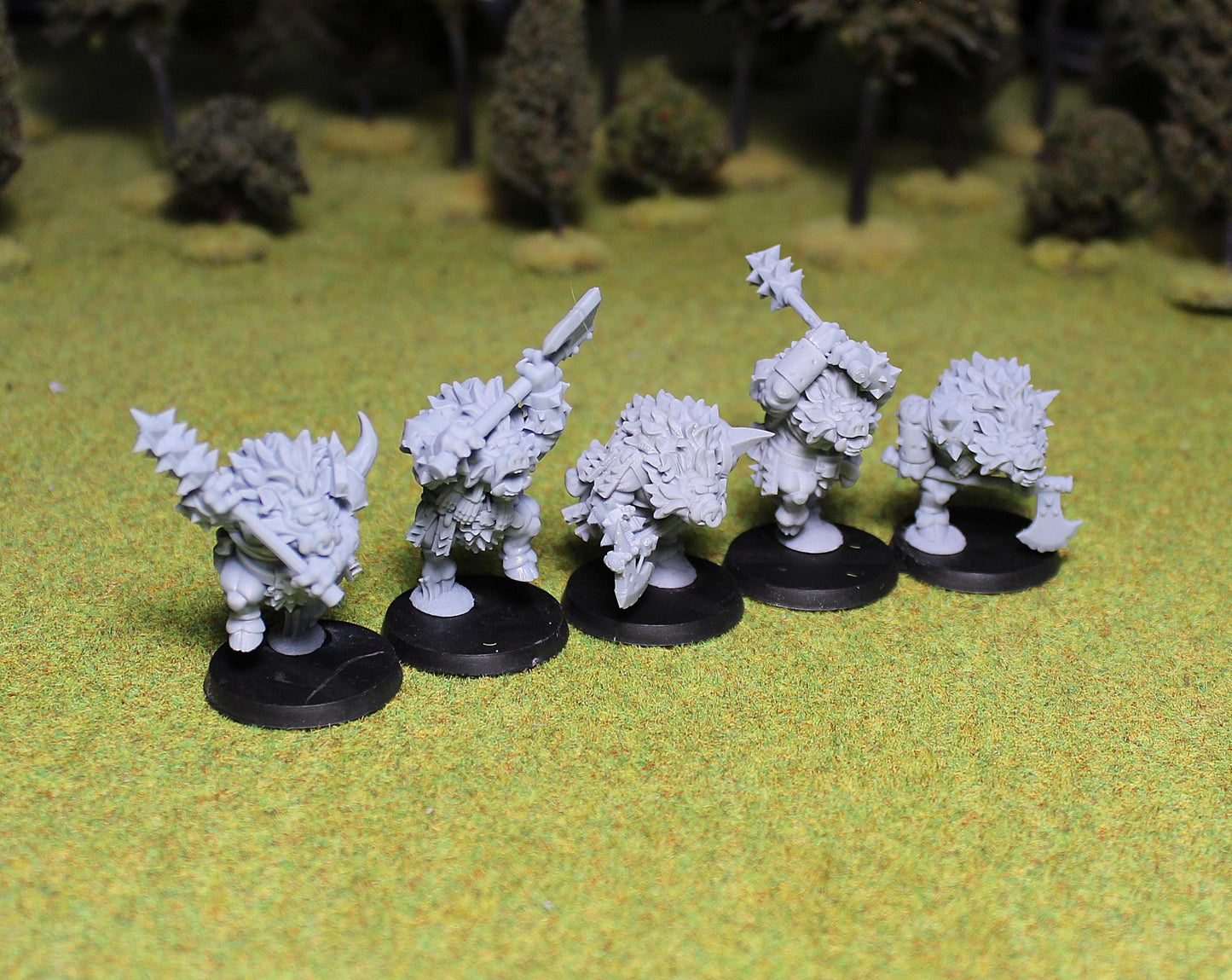 Pigmen Warriors, Fantasy Skirmish Miniatures by MoM Miniatures, perfect for Fantasy Wargames and RPGs