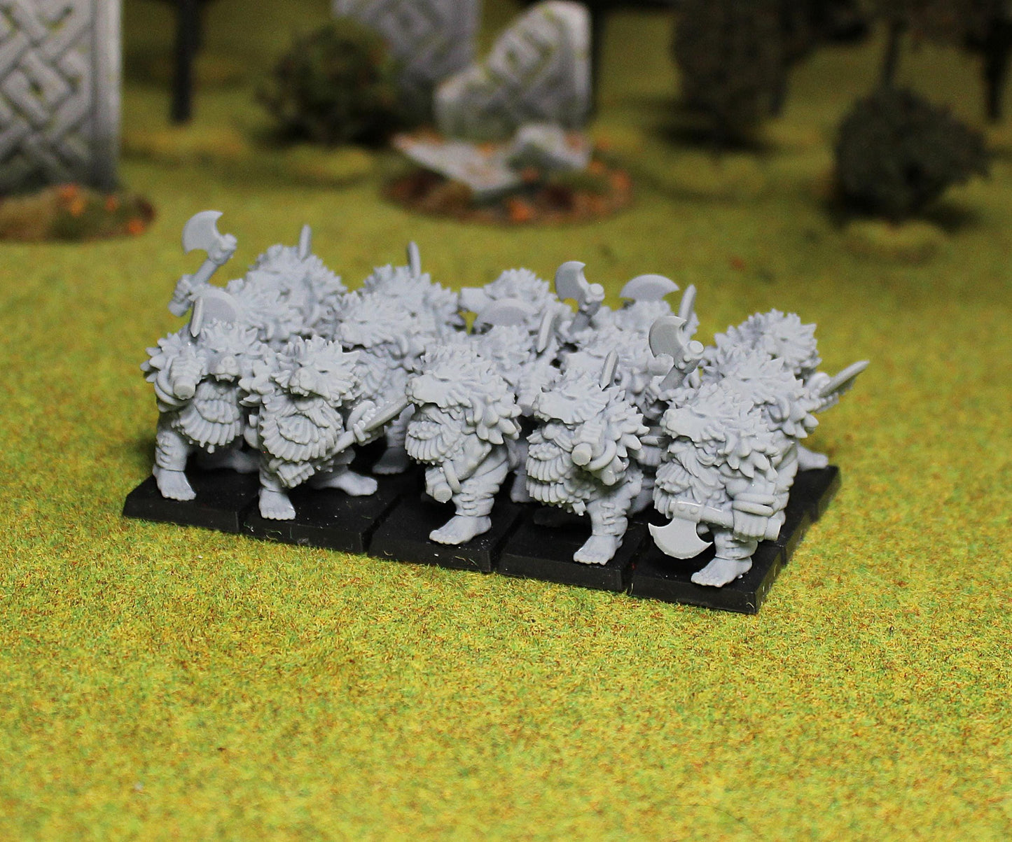 Slayers Ranger Dwarves, Fantasy Skirmish Miniatures by MoM Miniatures, perfect for Fantasy Wargames and RPGs