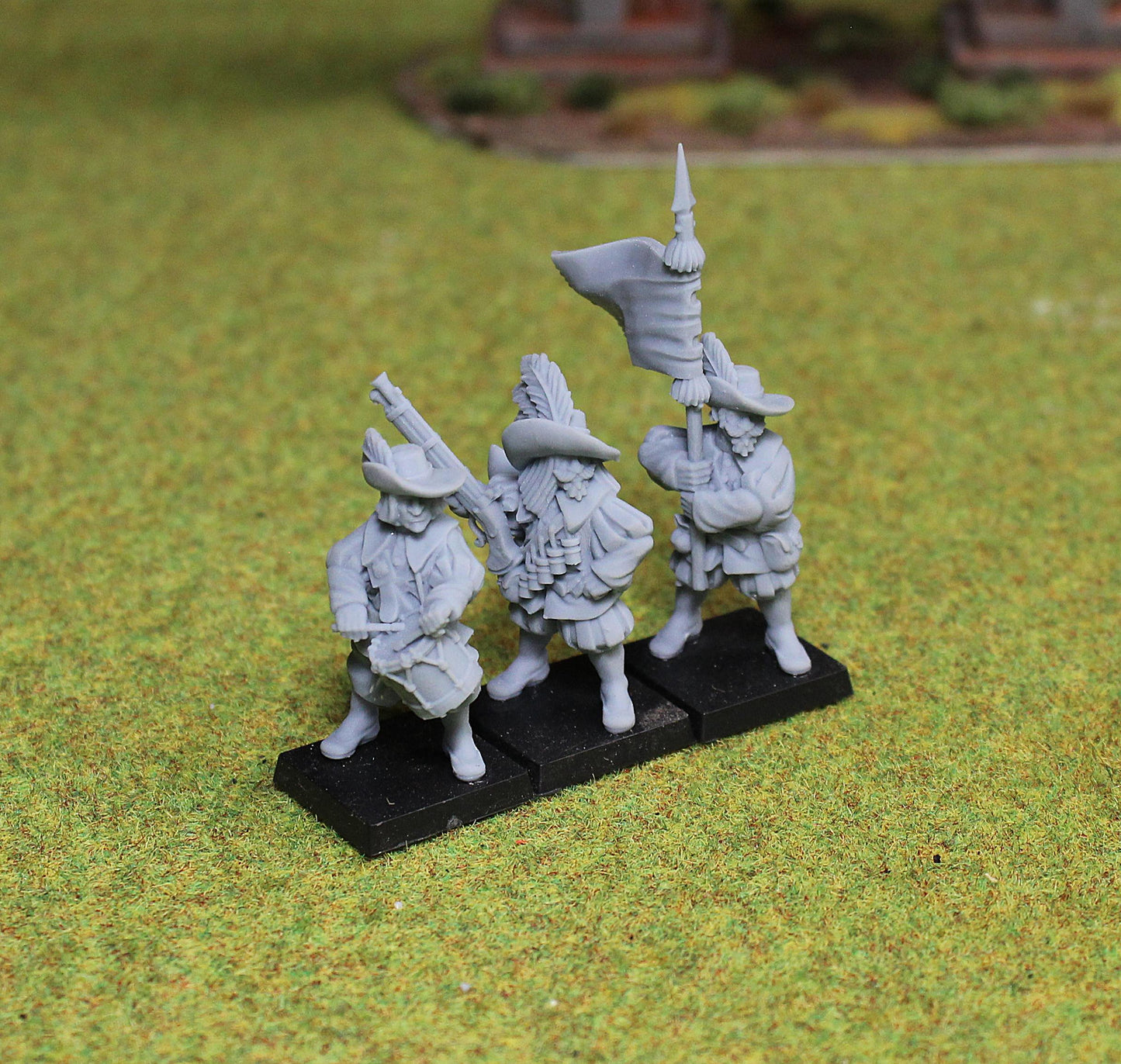 Bornland Harquebusiers, Fantasy Skirmish Miniatures by MoM Miniatures, perfect for Fantasy Wargames and RPGs