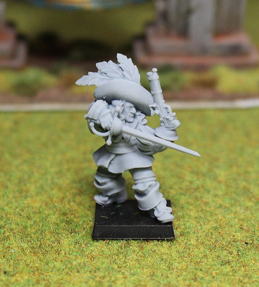 Bornland Mercenary 2, Fantasy Skirmish Miniatures by MoM Miniatures, perfect for Fantasy Wargames and RPGs