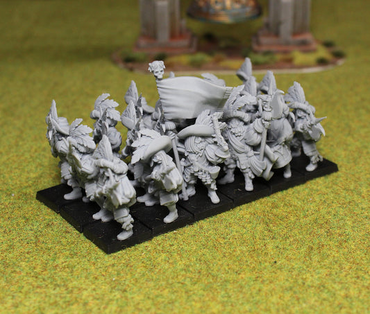 Borland Halberdiers, Fantasy Skirmish Miniatures by MoM Miniatures, perfect for Fantasy Wargames and RPGs