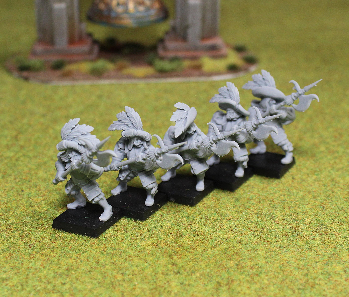Borland Halberdiers, Fantasy Skirmish Miniatures by MoM Miniatures, perfect for Fantasy Wargames and RPGs