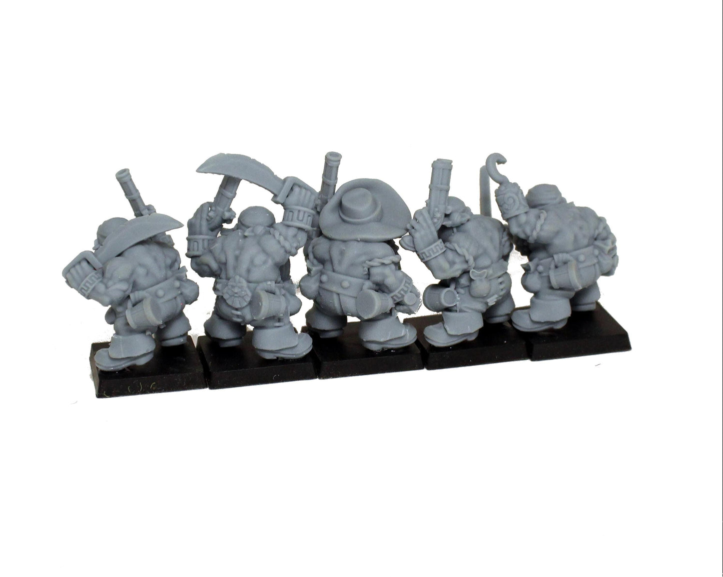 Dwarven Pirates, Fantasy Skirmish Miniatures by MoM Miniatures, perfect for Fantasy Wargames and RPGs