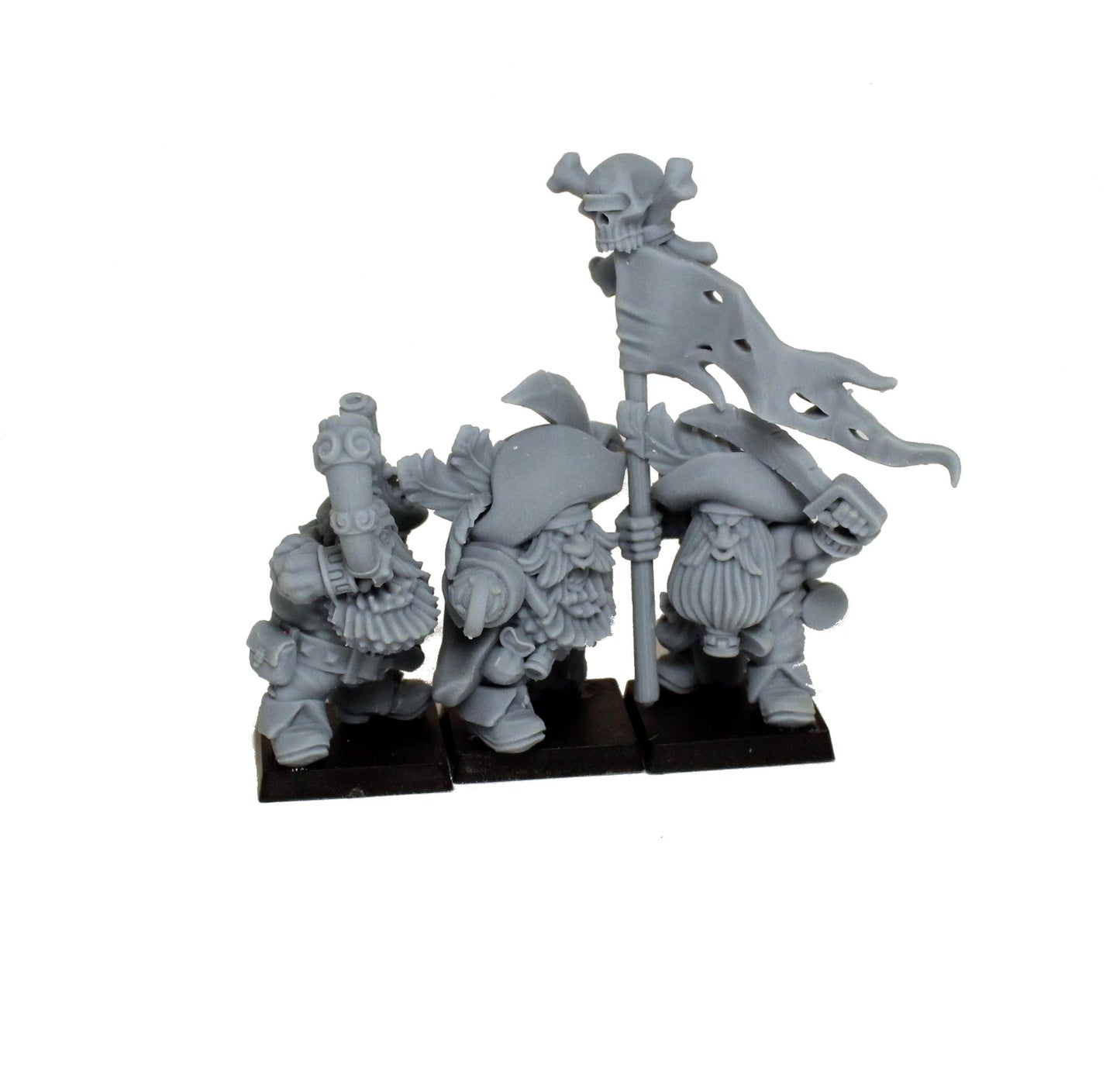 Dwarven Pirates, Fantasy Skirmish Miniatures by MoM Miniatures, perfect for Fantasy Wargames and RPGs