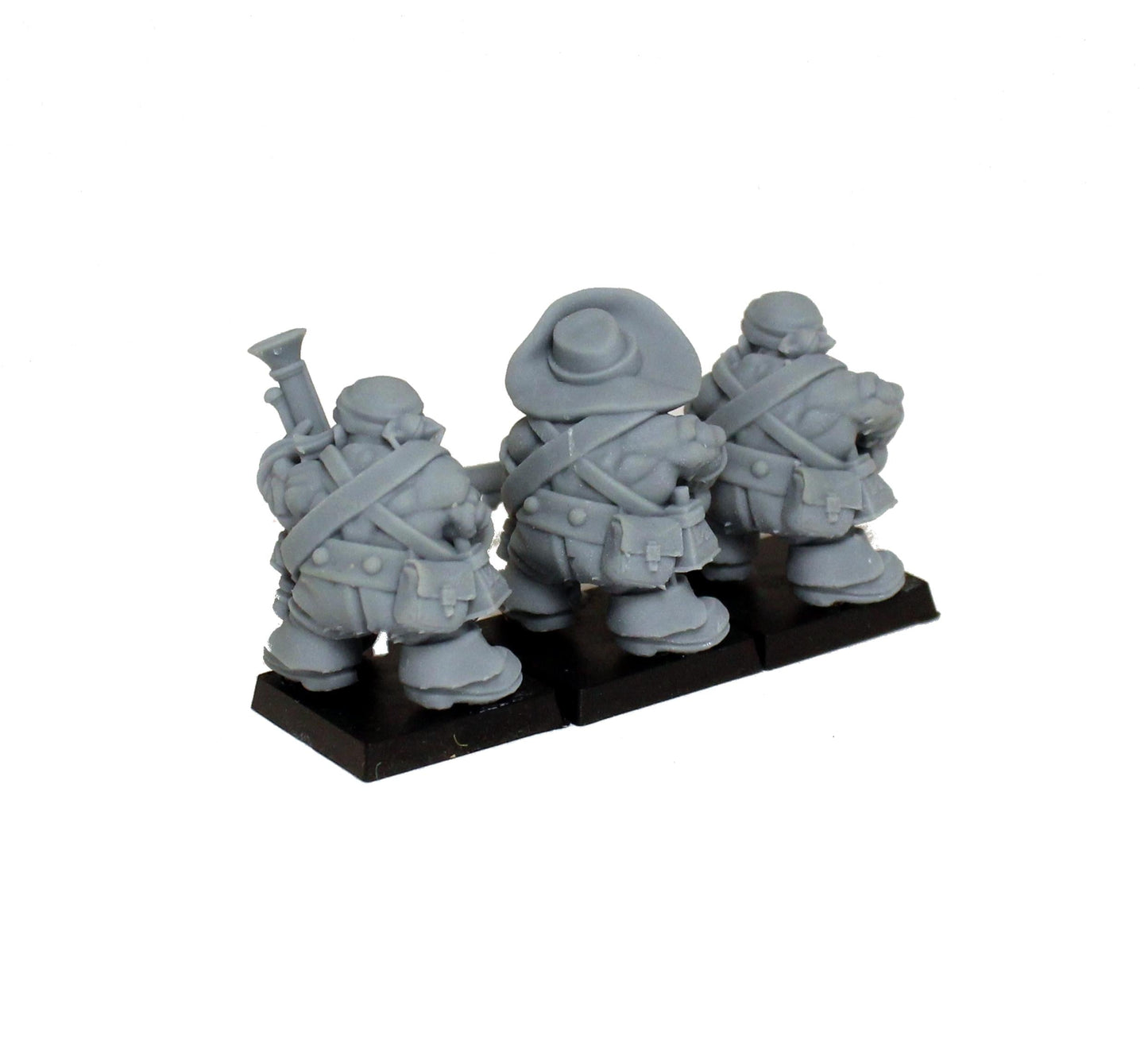 Dwarven Pirate Harquebusiers, Fantasy Skirmish Miniatures by MoM Miniatures, perfect for Fantasy Wargames and RPGs