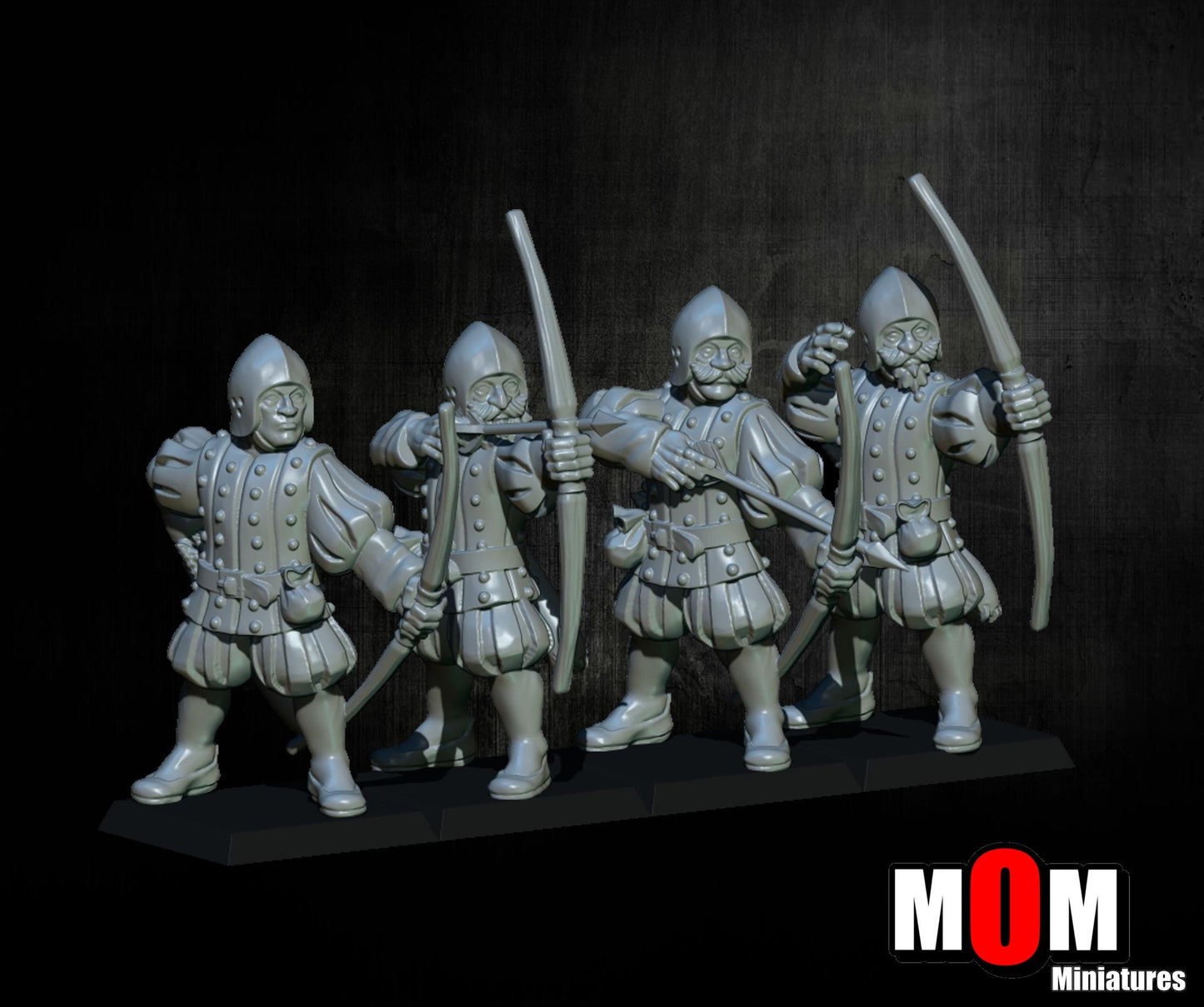 Imperial Archers, Fantasy Skirmish Miniatures by MoM Miniatures, perfect for Fantasy Wargames and RPGs
