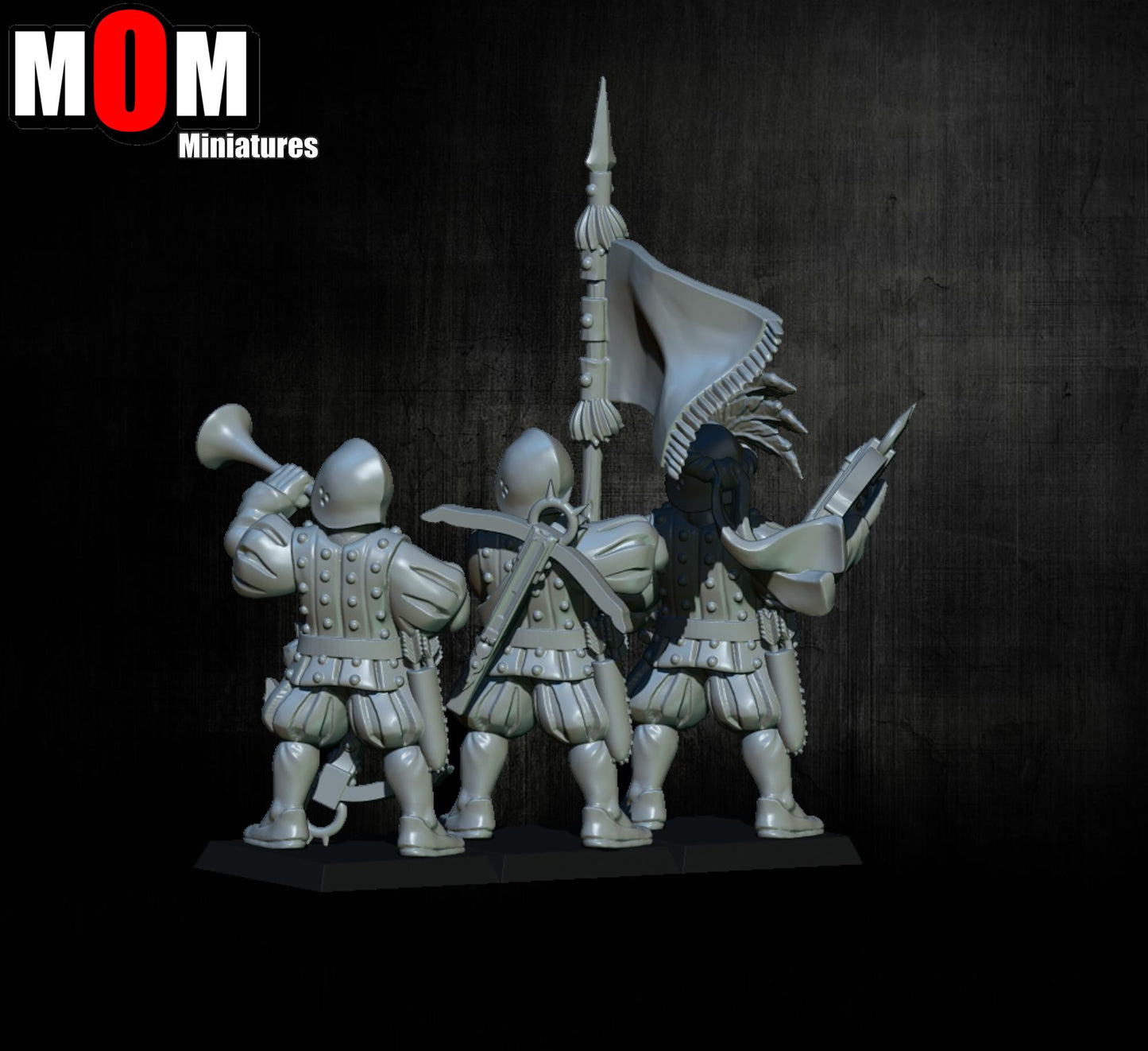 Imperial Crossbowmen, Fantasy Skirmish Miniatures by MoM Miniatures, perfect for Fantasy Wargames and RPGs