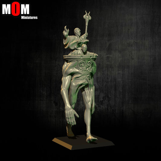 Sorcerer in hood, Fantasy Skirmish Miniatures by MoM Miniatures, perfect for Fantasy Wargames and RPGs