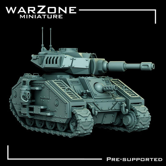 IronFang Tank, High-Tech BattleTank Sculpted by WarZone Miniature, Scaled for Sci-Fi Miniature Wargames