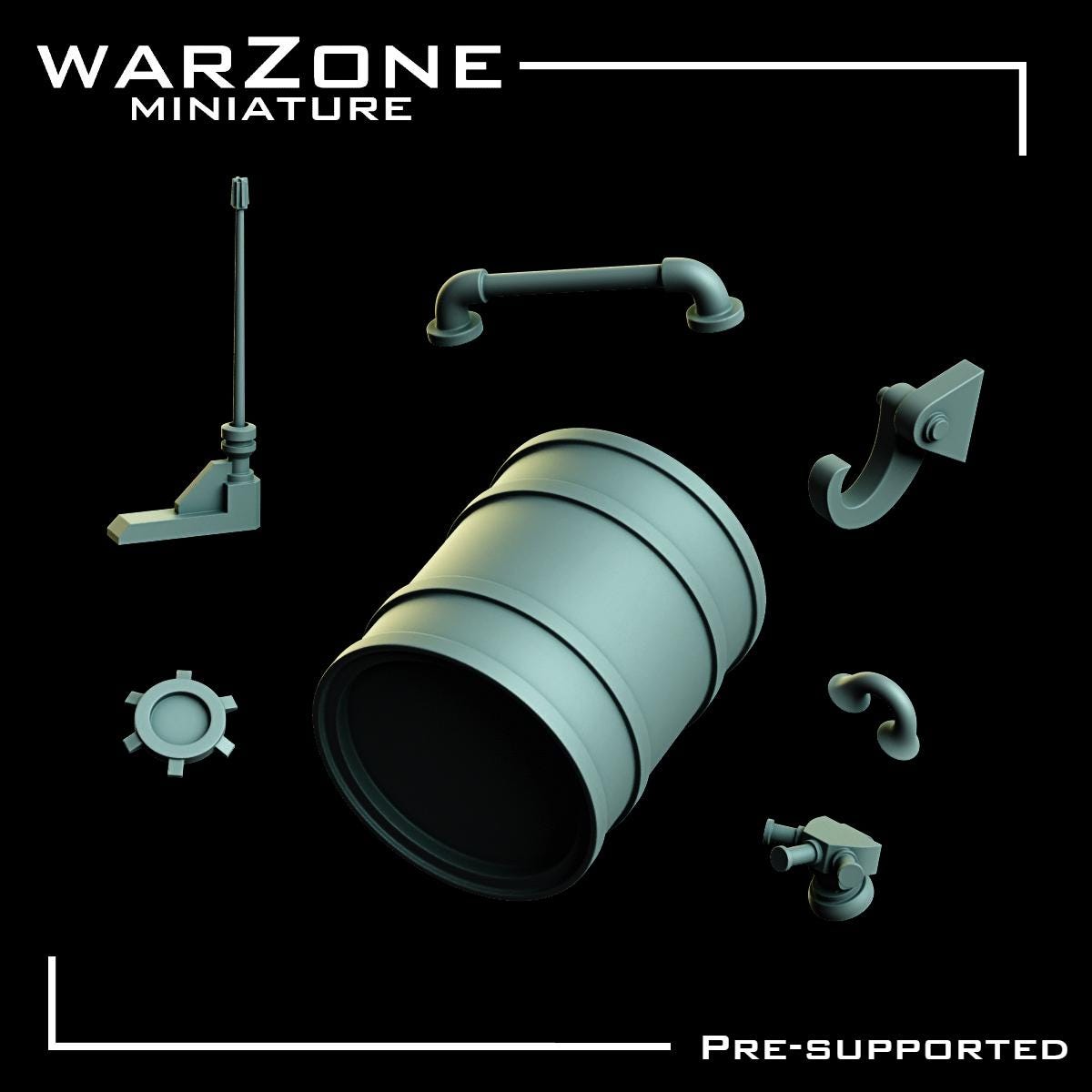 IronFang Tank, High-Tech BattleTank Sculpted by WarZone Miniature, Scaled for Sci-Fi Miniature Wargames