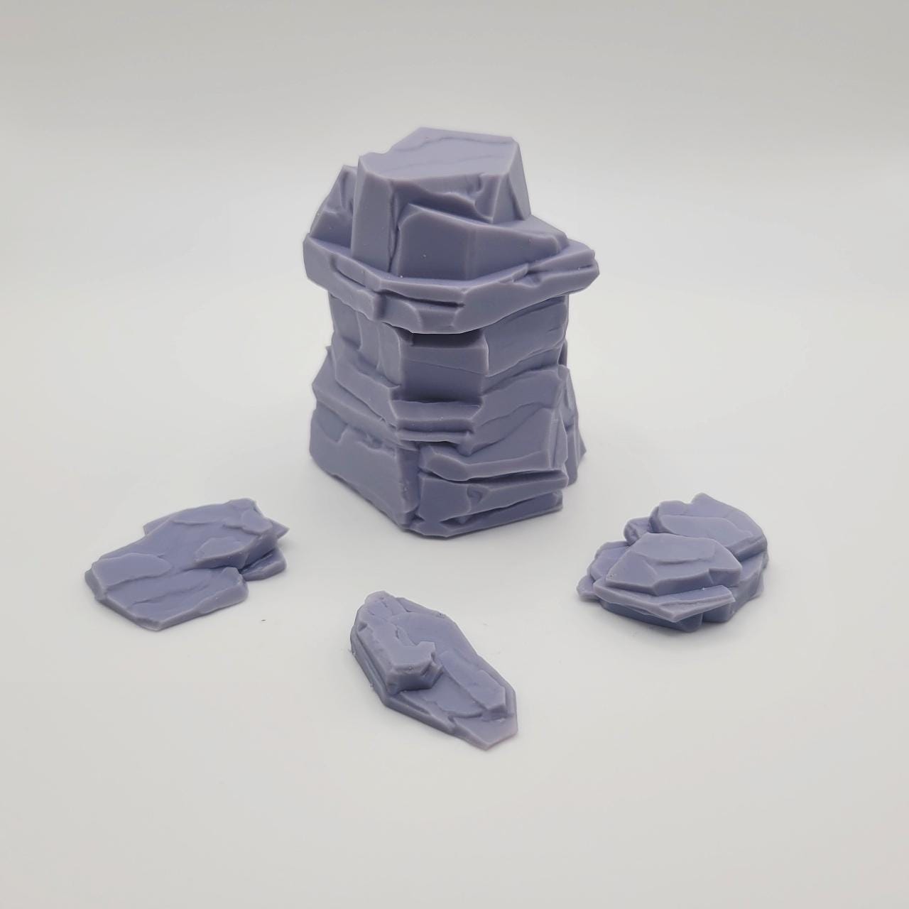 Rock / Desert Rocks basing bits Vol. 02, Grimdark Conversion Parts and Basing Materials Sculpted by WarZone Miniature