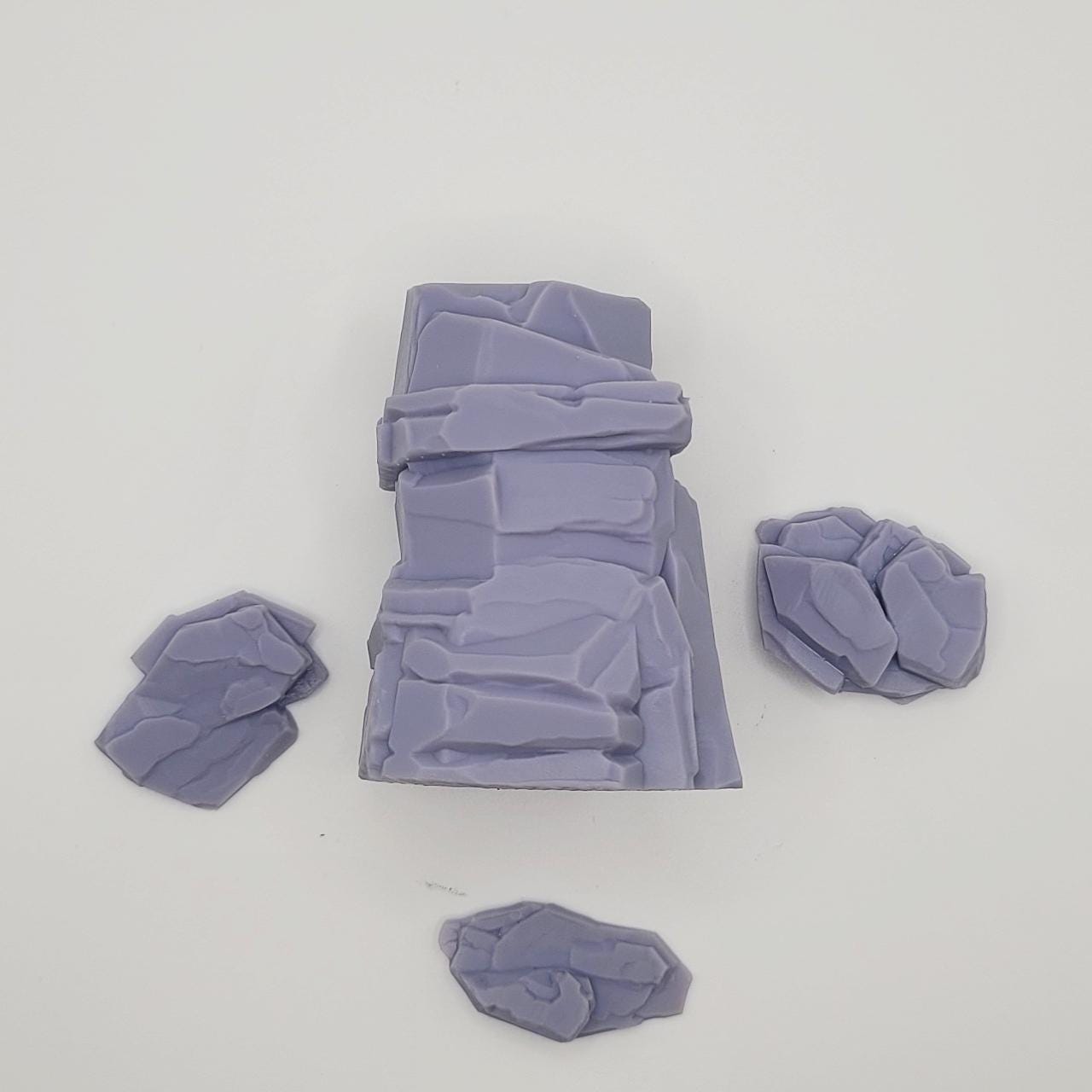 Rock / Desert Rocks basing bits Vol. 02, Grimdark Conversion Parts and Basing Materials Sculpted by WarZone Miniature