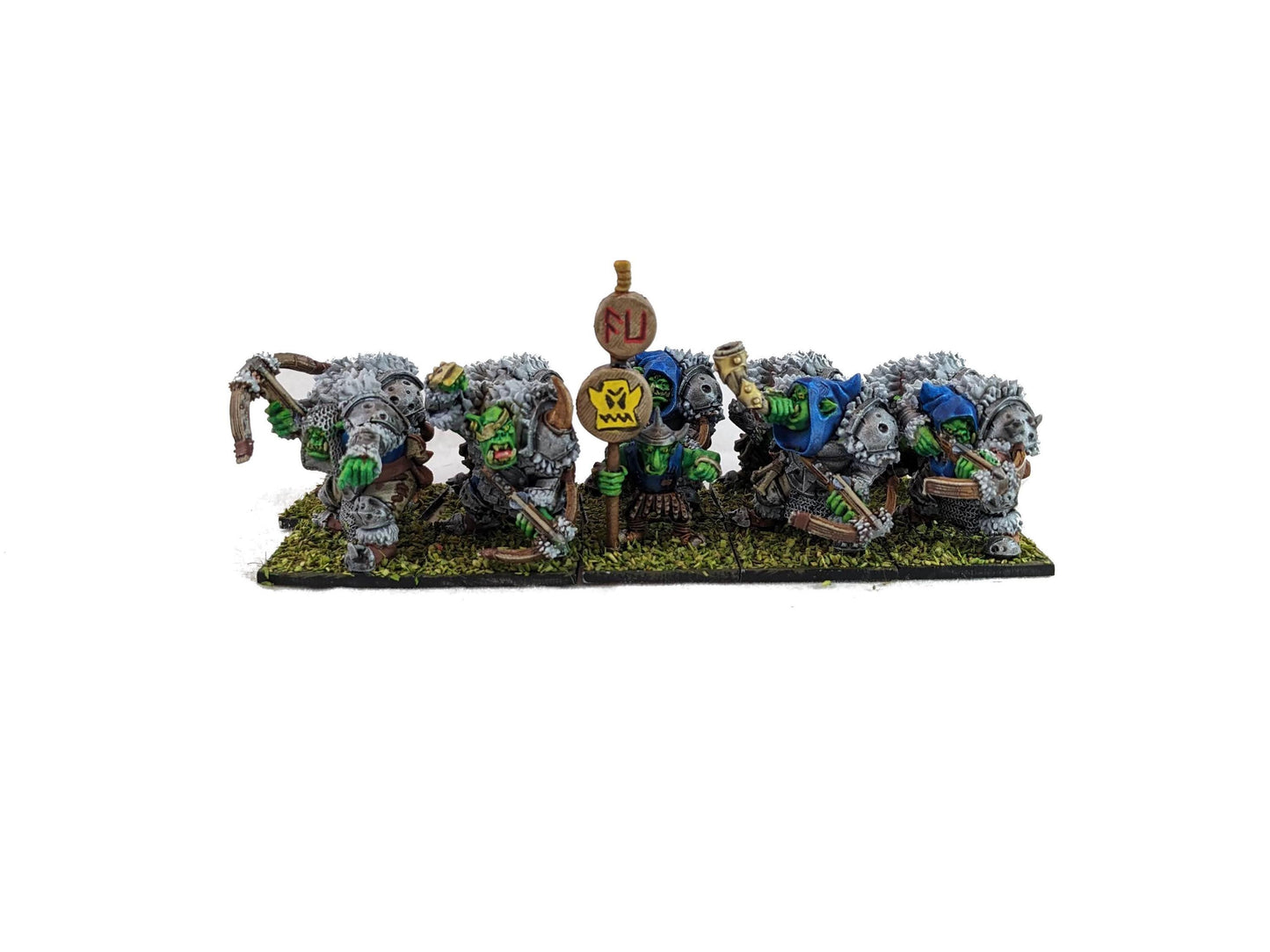 Armored Orc Crossbowmen, Fantasy Skirmish Miniatures by MoM Miniatures, perfect for Fantasy Wargames and RPGs