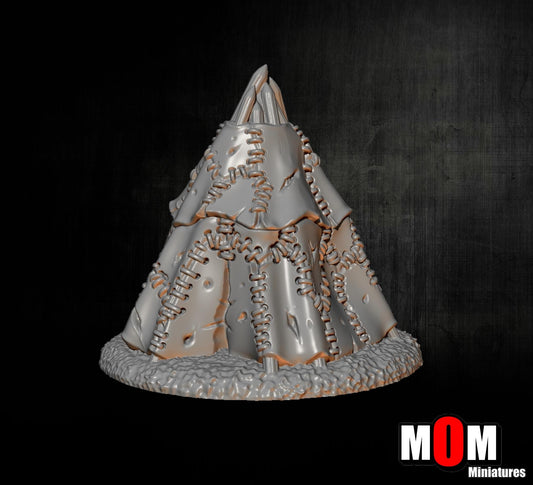 Orc Tent, Fantasy Skirmish Miniatures by MoM Miniatures, perfect for Fantasy Wargames and RPGs