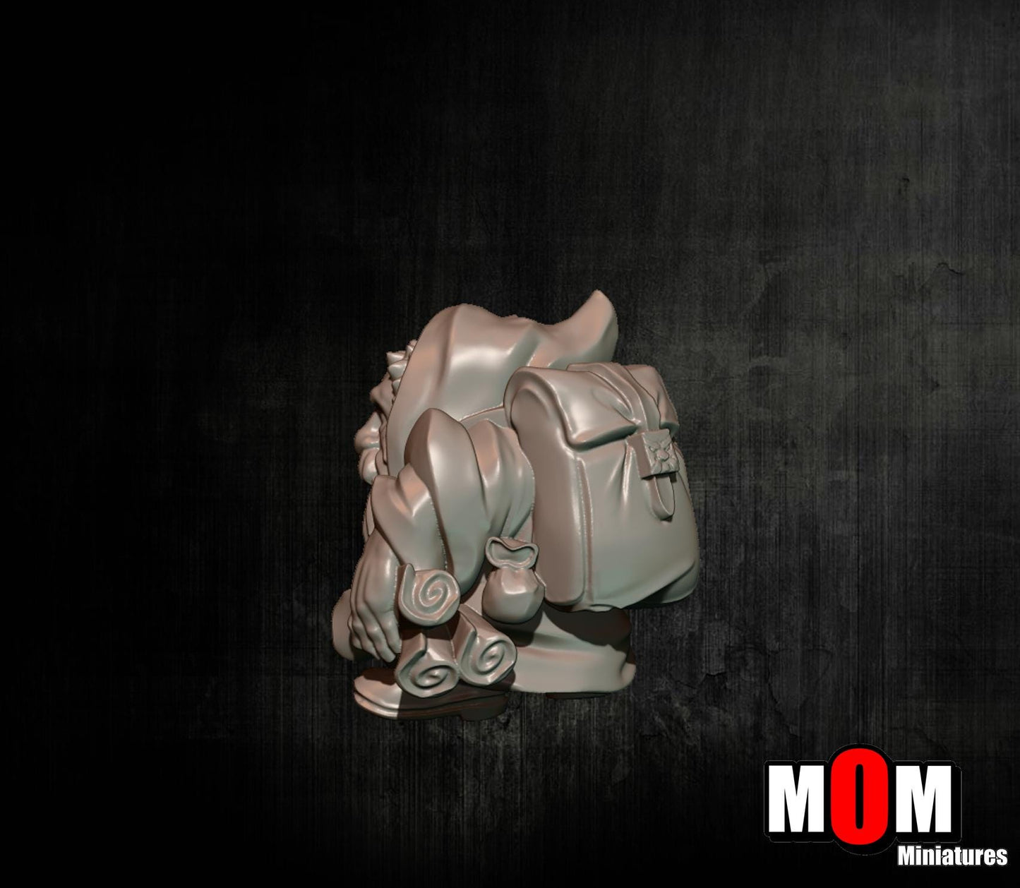 Wizard and Apprentice Dwarf Miniatures, Fantasy Wargame RPG, MoM Miniatures