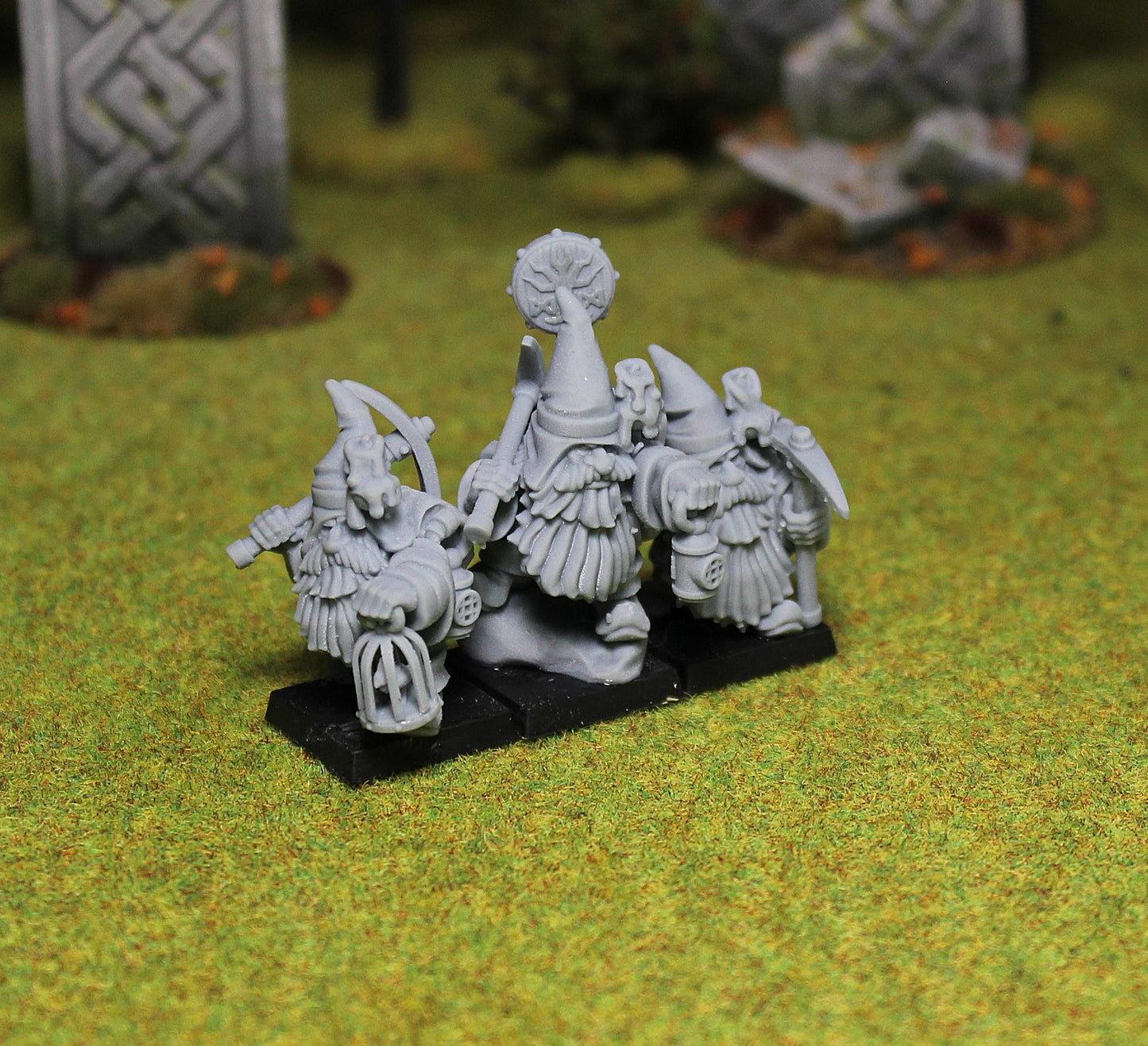 Dwarf Miners, Fantasy Skirmish Miniatures by MoM Miniatures, perfect for Fantasy Wargames and RPGs