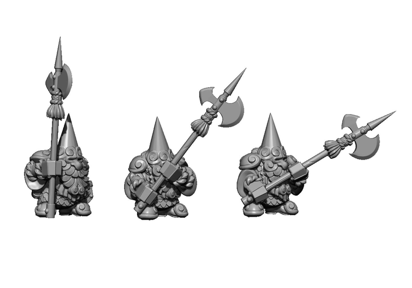 Dwarf Rockbreakers, Fantasy Skirmish Miniatures by MoM Miniatures, perfect for Fantasy Wargames and RPGs