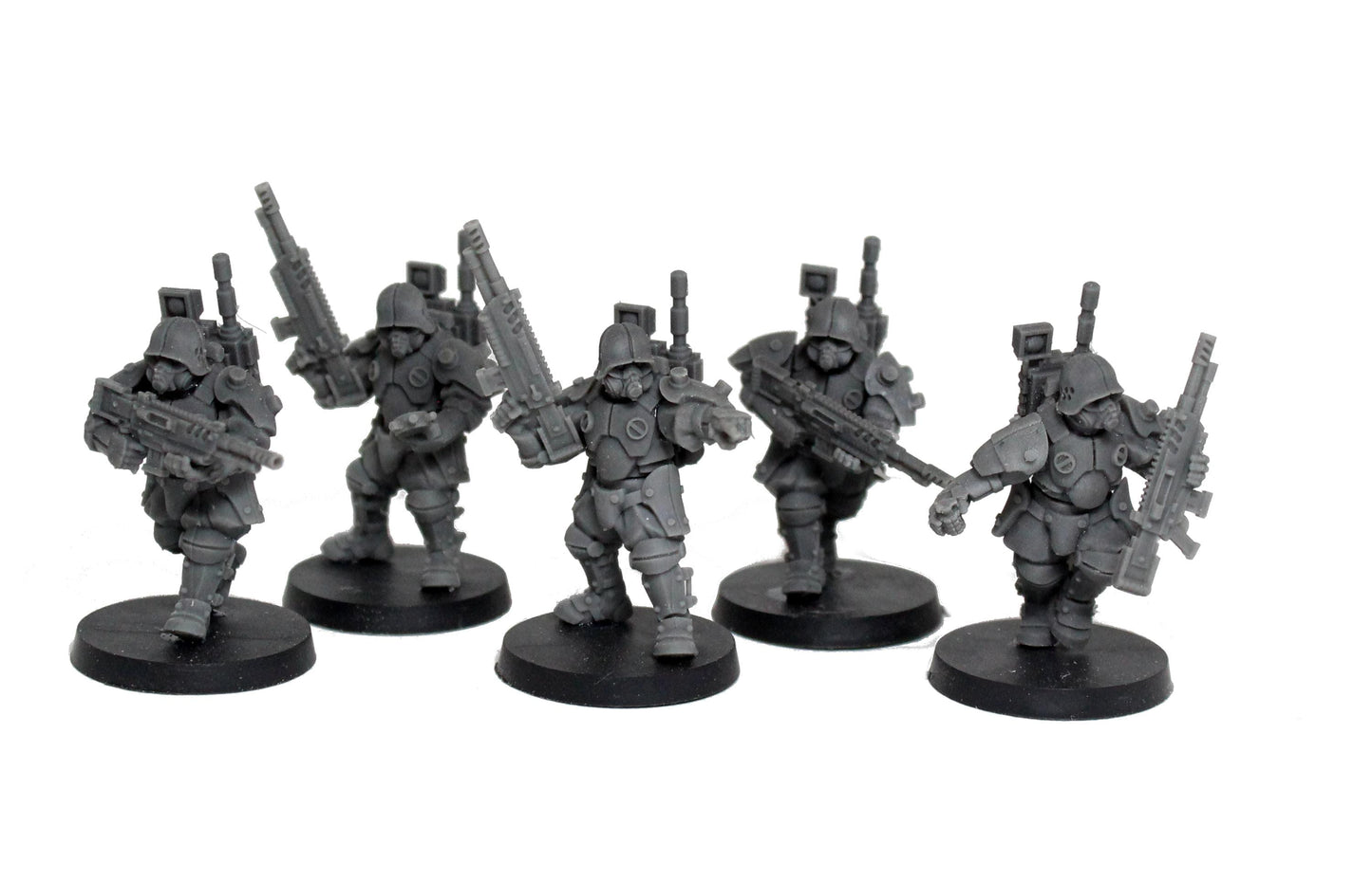 Vulcan Shock Troops, Sci-FI Skirmish Miniatures by MoM Miniatures, perfect for Sci-FI Wargames and RPGs