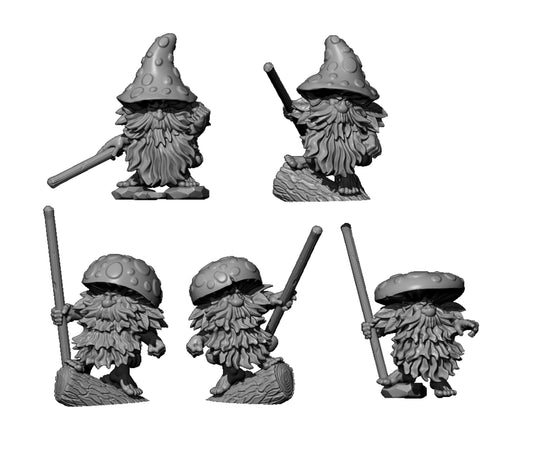 Dwarf Hermit Miniatures, Fantasy RPG Wargame, MoM Miniatures