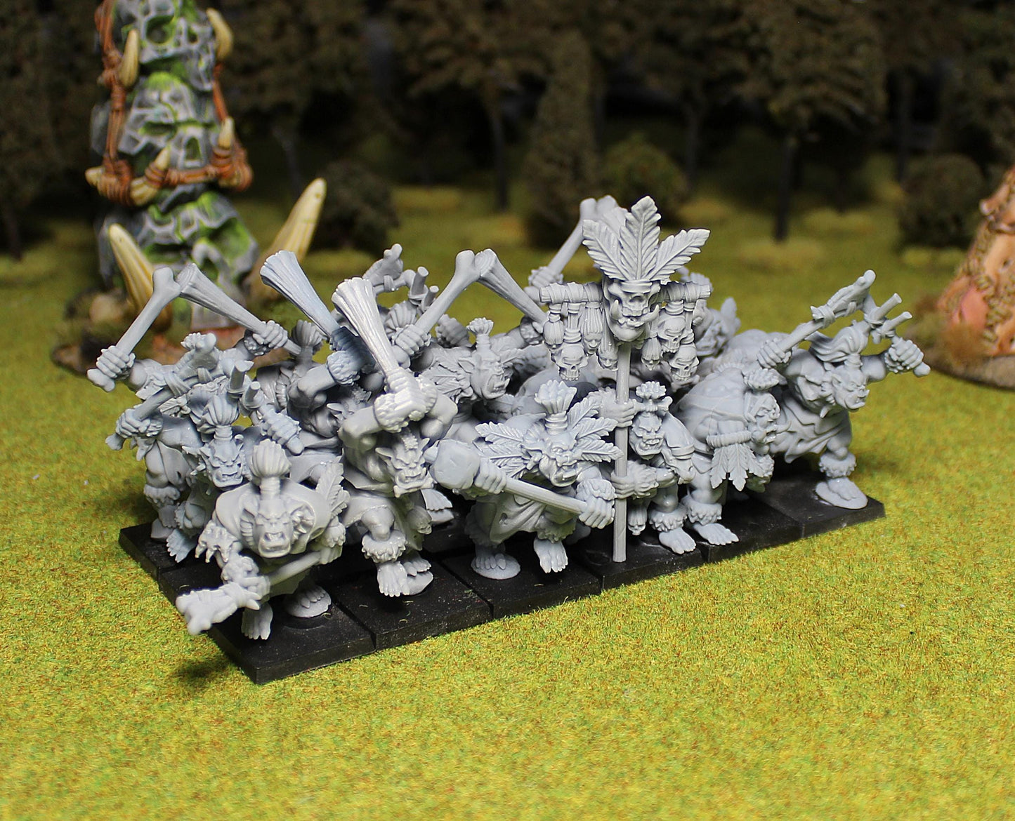 Wild Orcs, Fantasy Skirmish Miniatures by MoM Miniatures, perfect for Fantasy Wargames and RPGs