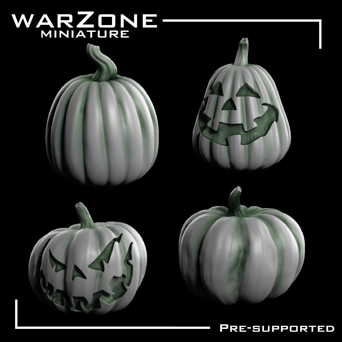 Halloween / Halloween Basing Bits, Grimdark Conversion Parts and Basing Materials Sculpted by WarZone Miniature