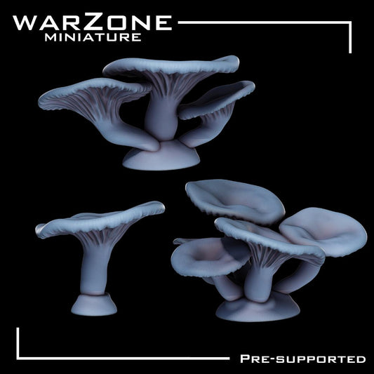 Mushroom / Mushrooms Basing Bits, Grimdark Conversion Parts and Basing Materials Sculpted by WarZone Miniature