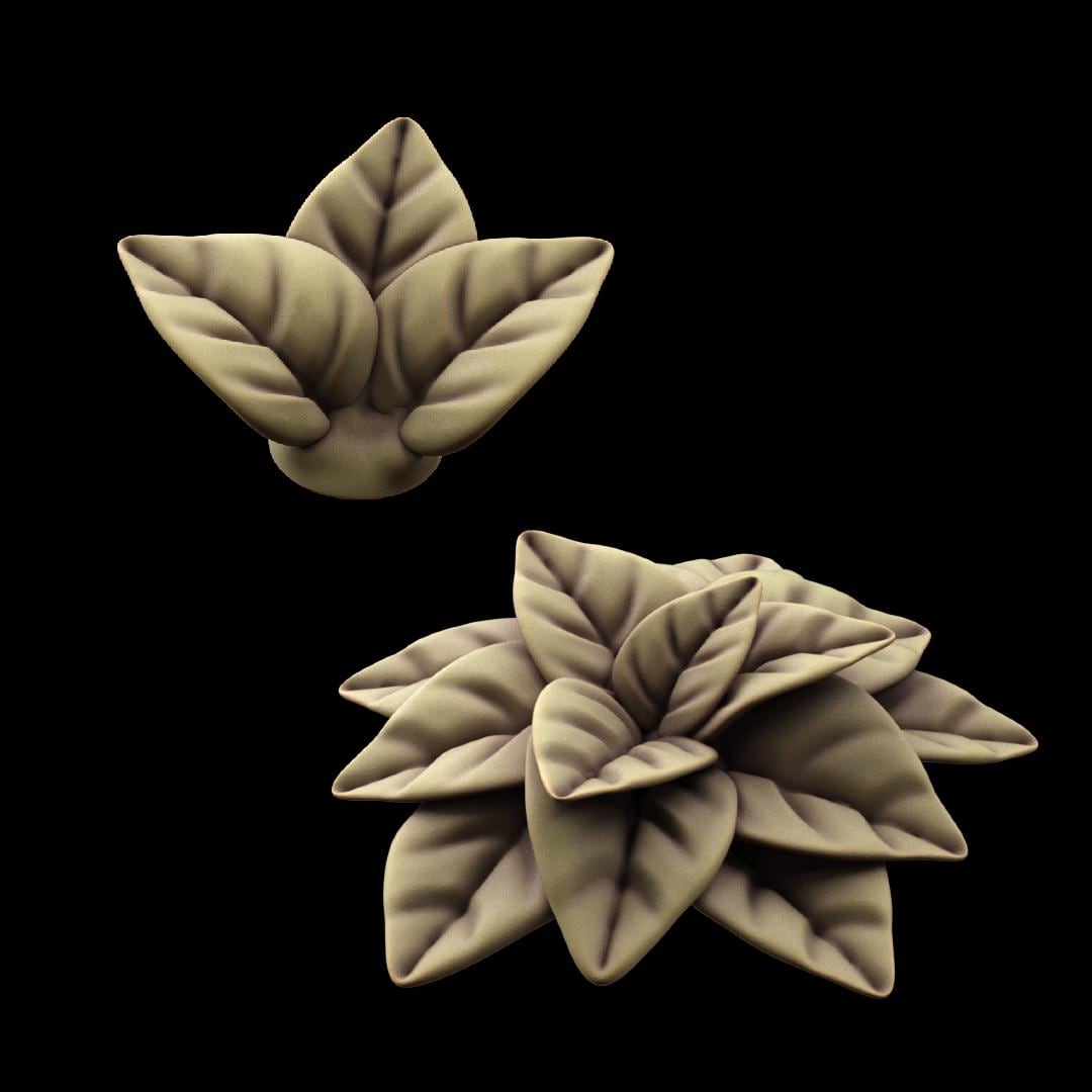 Plant / Plants Nature Basing Bits, Grimdark Conversion Parts and Basing Materials Sculpted by WarZone Miniature