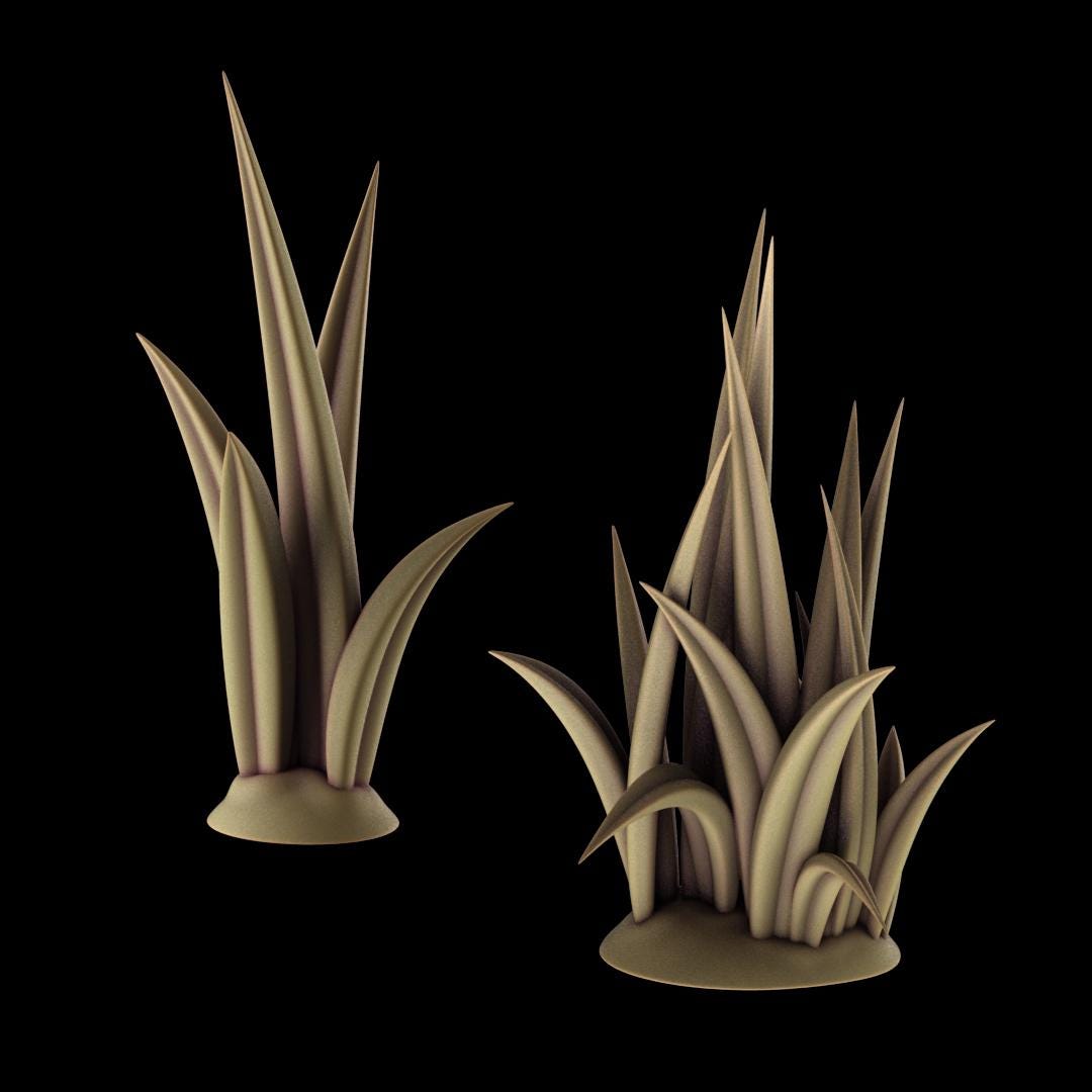 Plant / Plants Nature Basing Bits, Grimdark Conversion Parts and Basing Materials Sculpted by WarZone Miniature