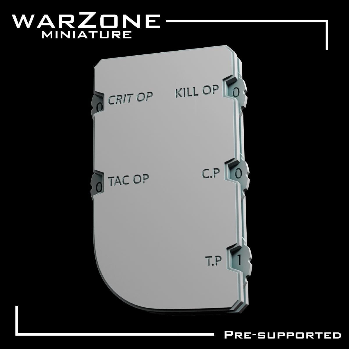 Tracker / Tracker Game Score, Grimdark Conversion Parts and Basing Materials Sculpted by WarZone Miniature