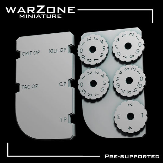 Tracker / Tracker Game Score, Grimdark Conversion Parts and Basing Materials Sculpted by WarZone Miniature