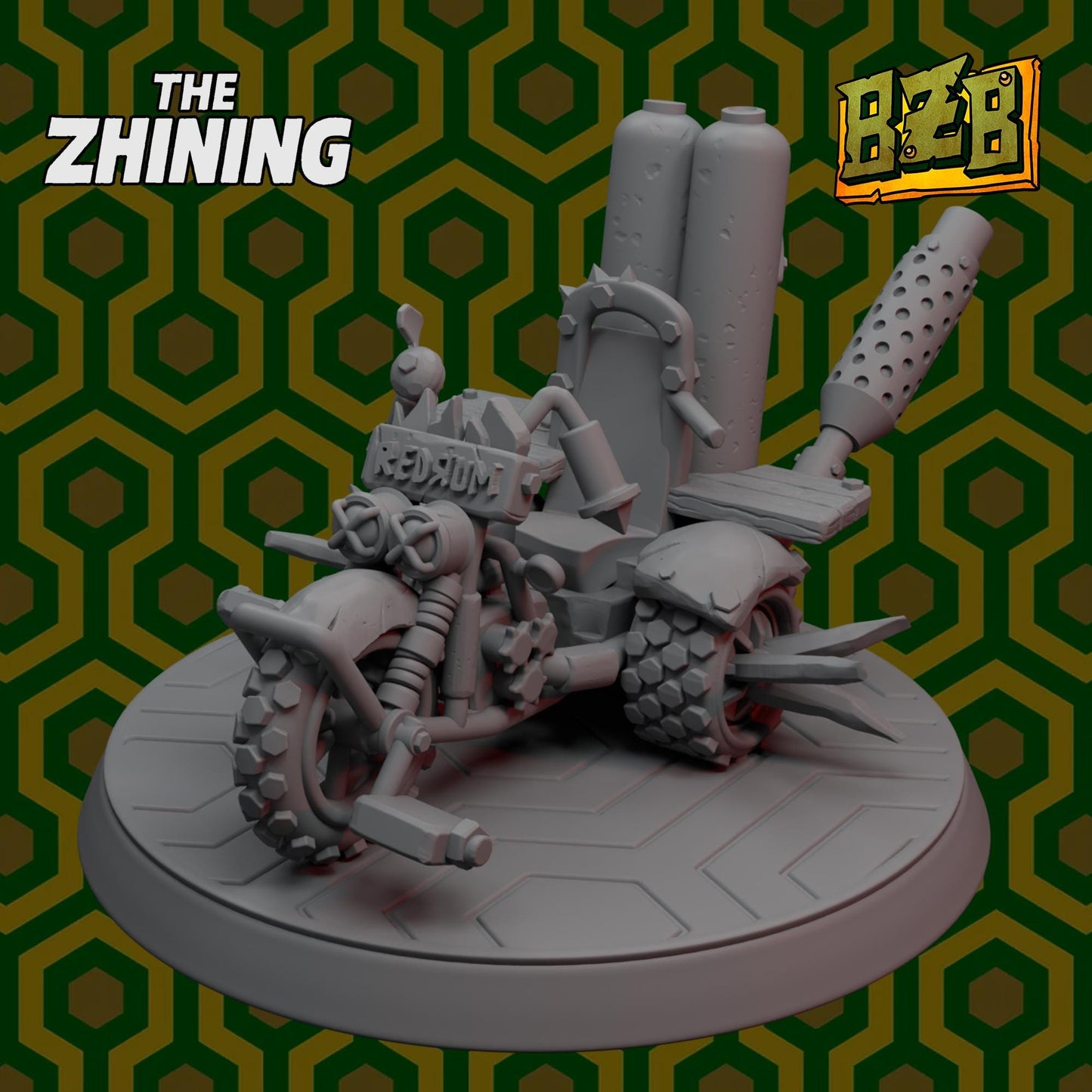 Trio Overlook, The Zhining, Movie-inspired Orkish Menace Sculpted by Big Zkreen Boyz, Grimdark Compatible, Scaled for Sci-Fi Wargames
