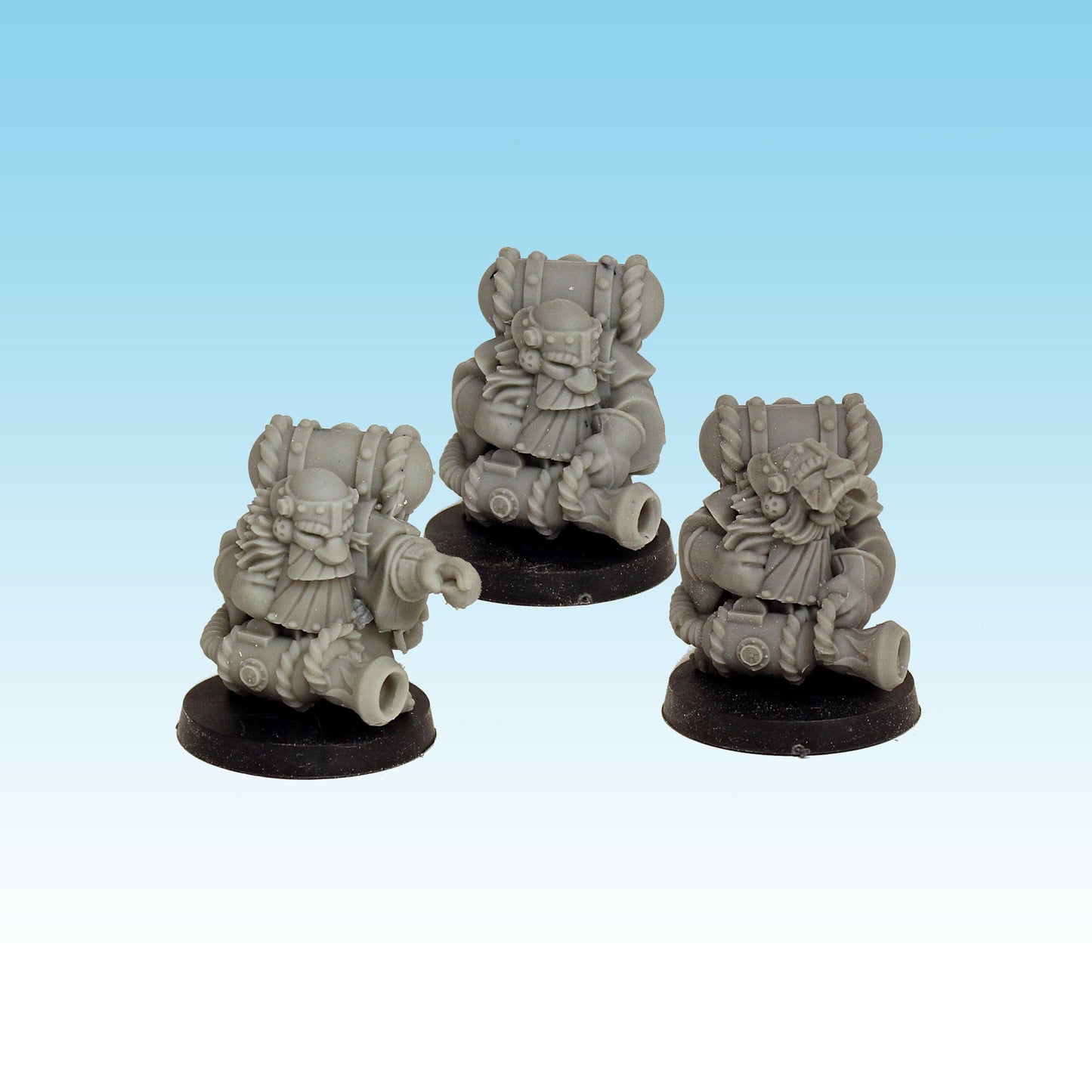 Dwarven Lighters, Fantasy Skirmish Miniatures by MoM Miniatures, perfect for Fantasy Wargames and RPGs