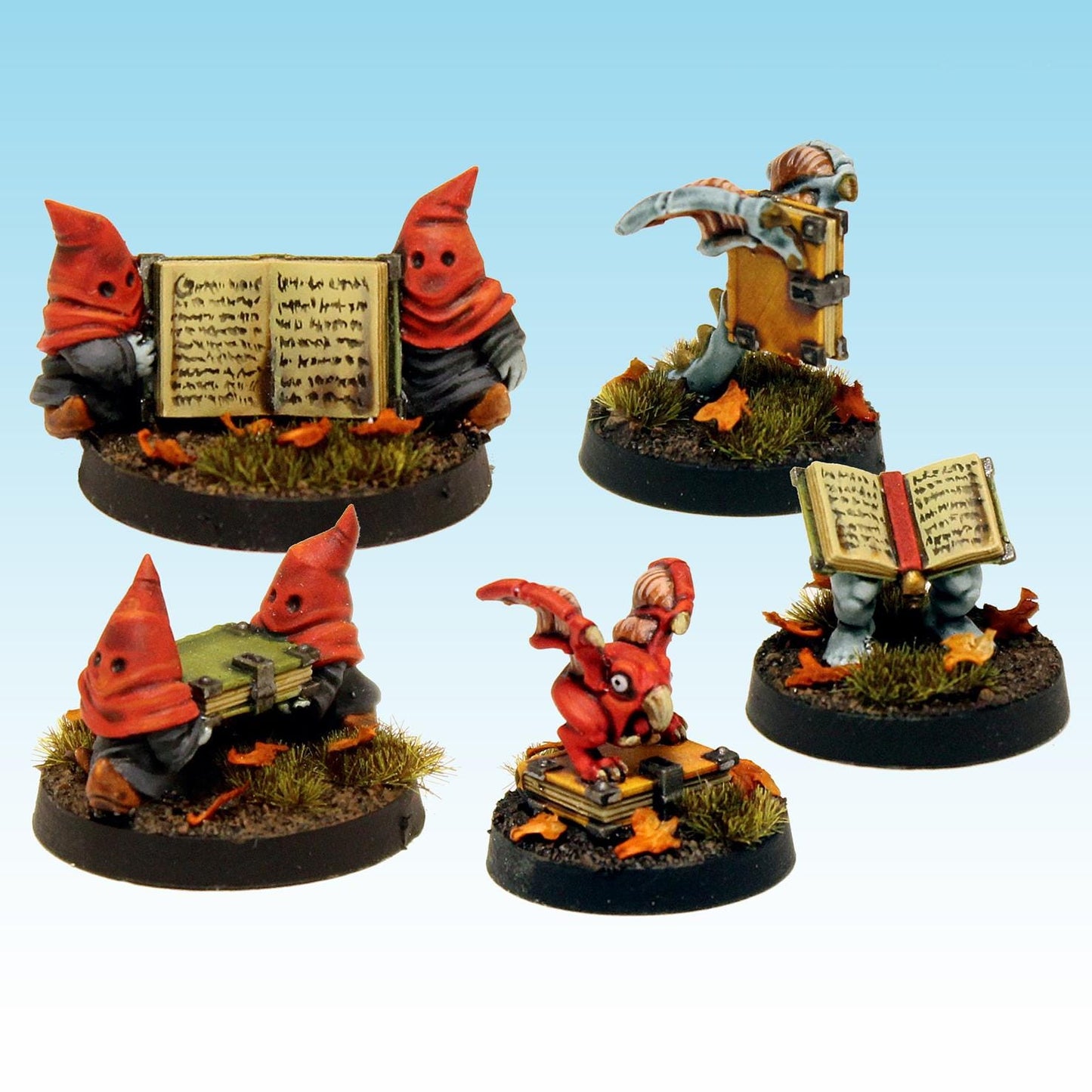 Book Minion Familiars, Fantasy Skirmish Miniatures by MoM Miniatures, perfect for Fantasy Wargames and RPGs