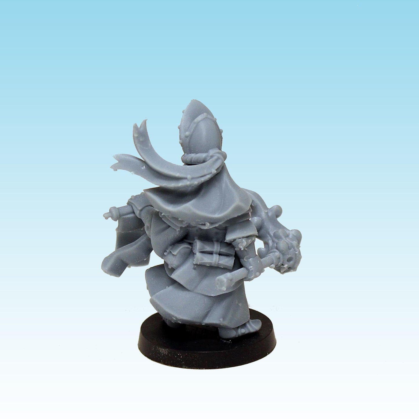 Knight Priest, Fantasy Skirmish Miniatures by MoM Miniatures, perfect for Fantasy Wargames and RPGs