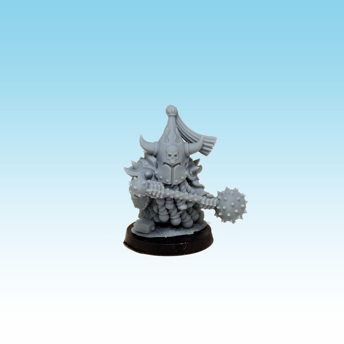 Infernal Dwarf Guards with Mace, Fantasy Skirmish Miniatures by MoM Miniatures, perfect for Fantasy Wargames and RPGs