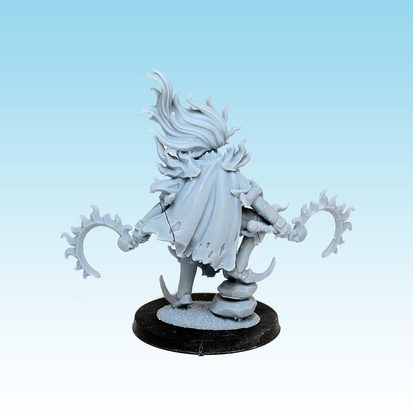 Flaming Lord of Chaos, Fantasy Skirmish Miniatures by MoM Miniatures, perfect for Fantasy Wargames and RPGs
