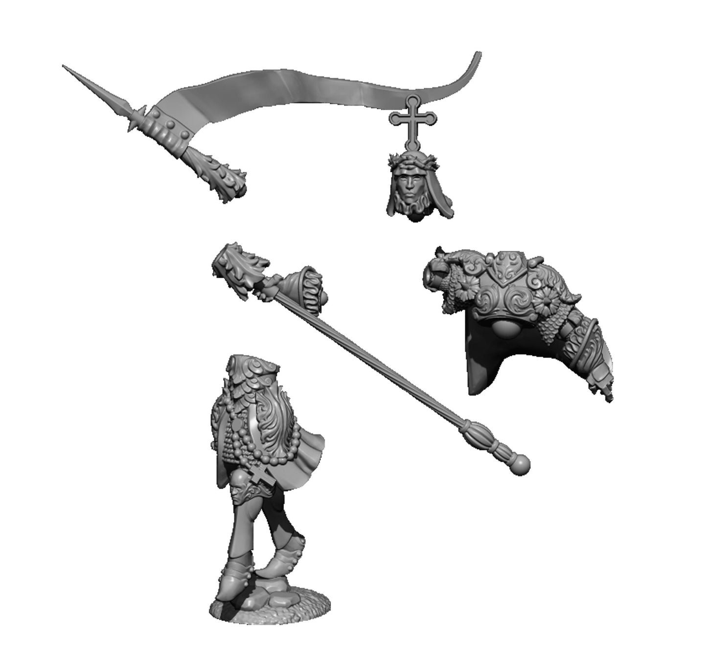 Chandeliers, Fantasy Skirmish Miniatures by MoM Miniatures, perfect for Fantasy Wargames and RPGs