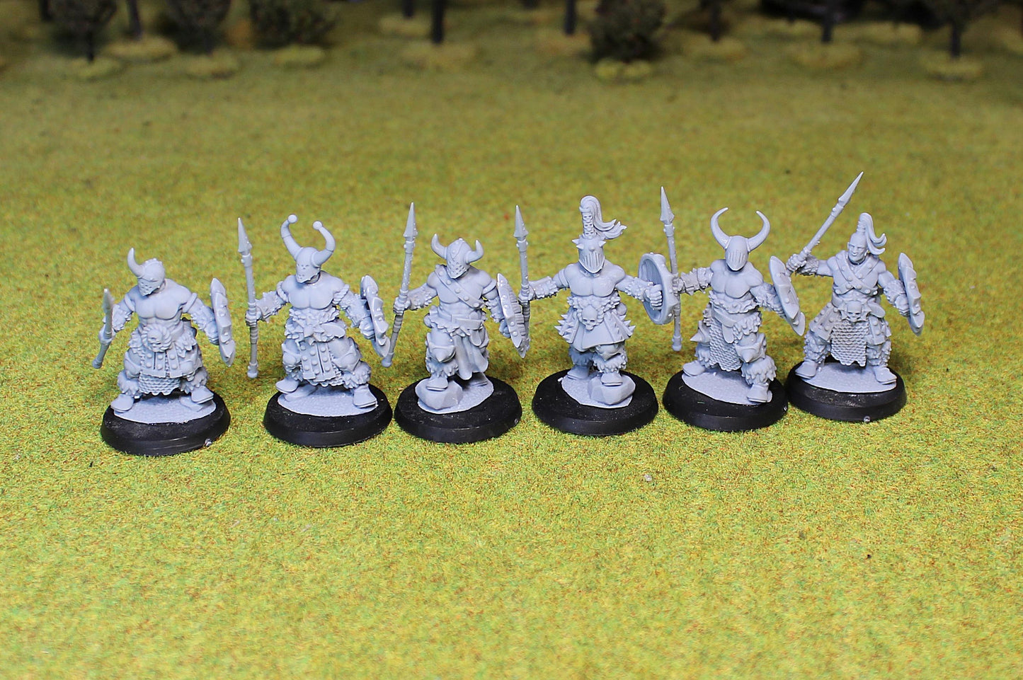 Chaos Barbarians, Fantasy Skirmish Miniatures by MoM Miniatures, perfect for Fantasy Wargames and RPGs
