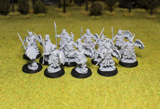 Chaos Barbarians, Fantasy Skirmish Miniatures by MoM Miniatures, perfect for Fantasy Wargames and RPGs